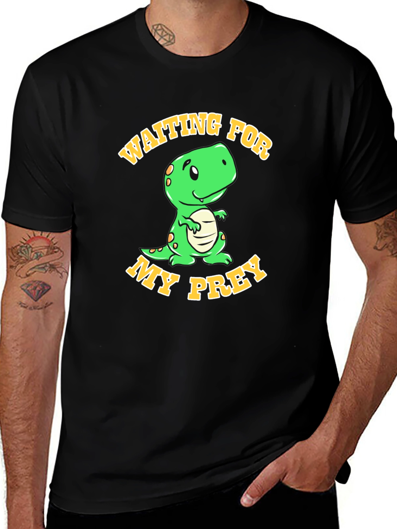 Variant 29 of Waiting For My Prey Dino T-Shirt