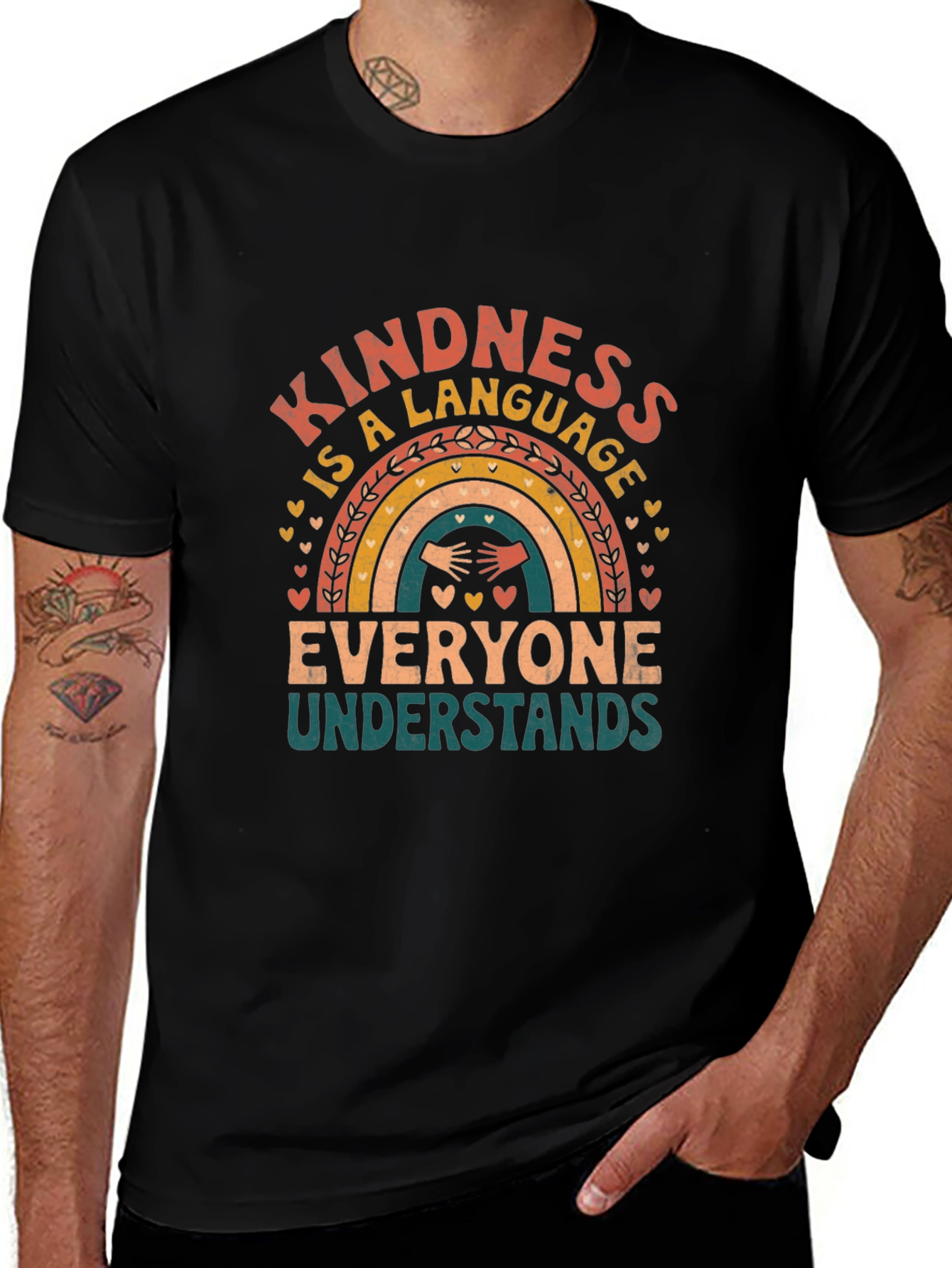 Variant 10 of Kindness is a Language Graphic Tee