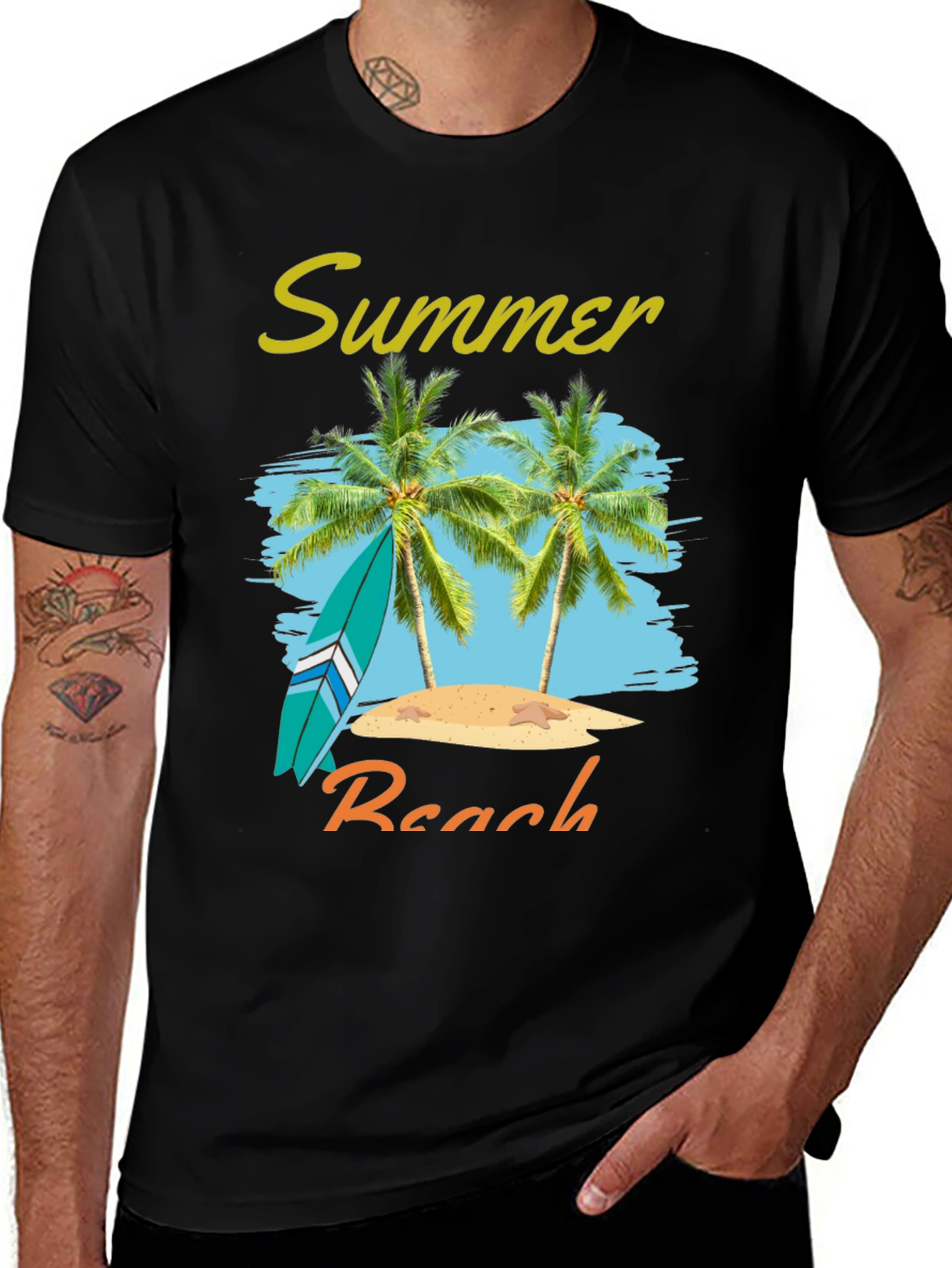 Variant 16 of Summer Beach Graphic Tee