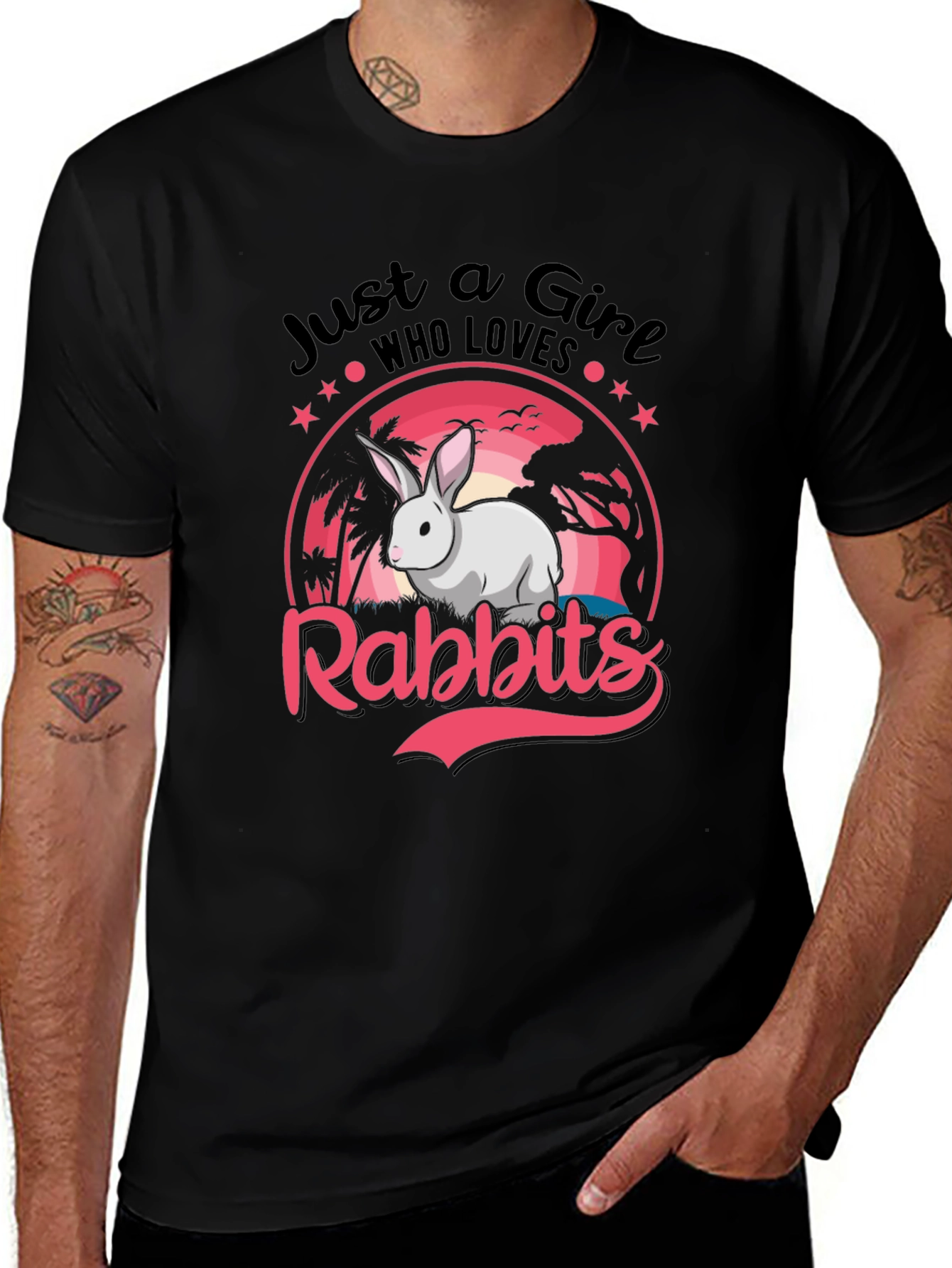 Variant 15 of Just a Girl Who Loves Rabbits T-Shirt