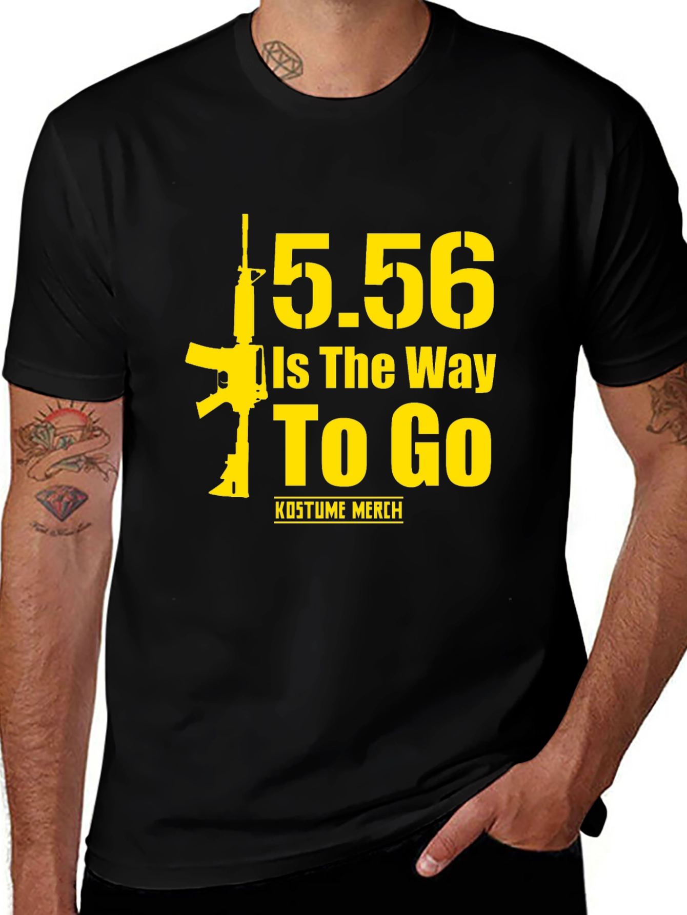 Variant 14 of 5.56 Is The Way To Go Gun T-Shirt