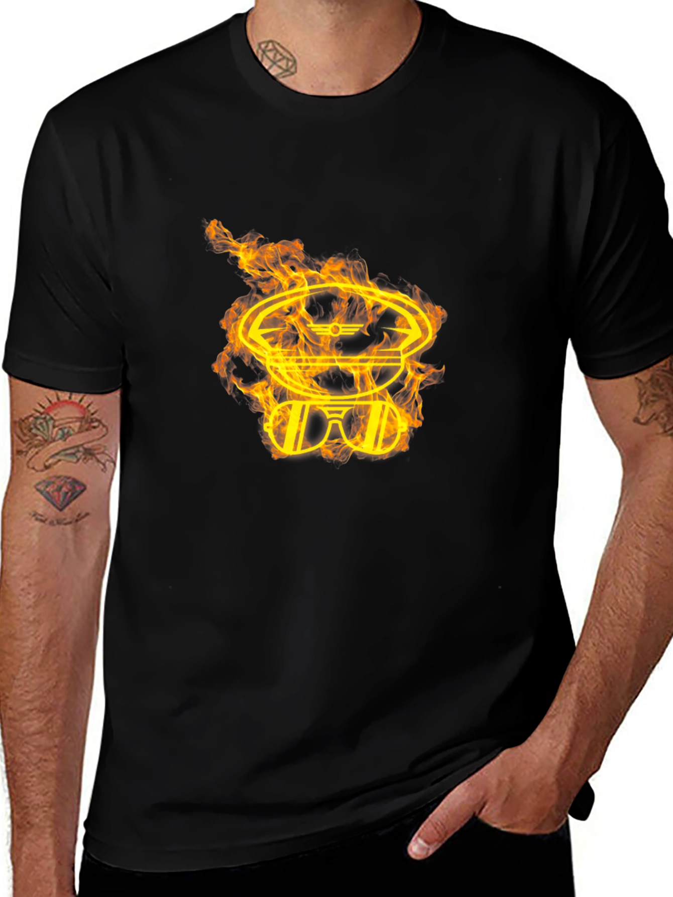 Variant 22 of Fiery Emblem Black T-Shirt