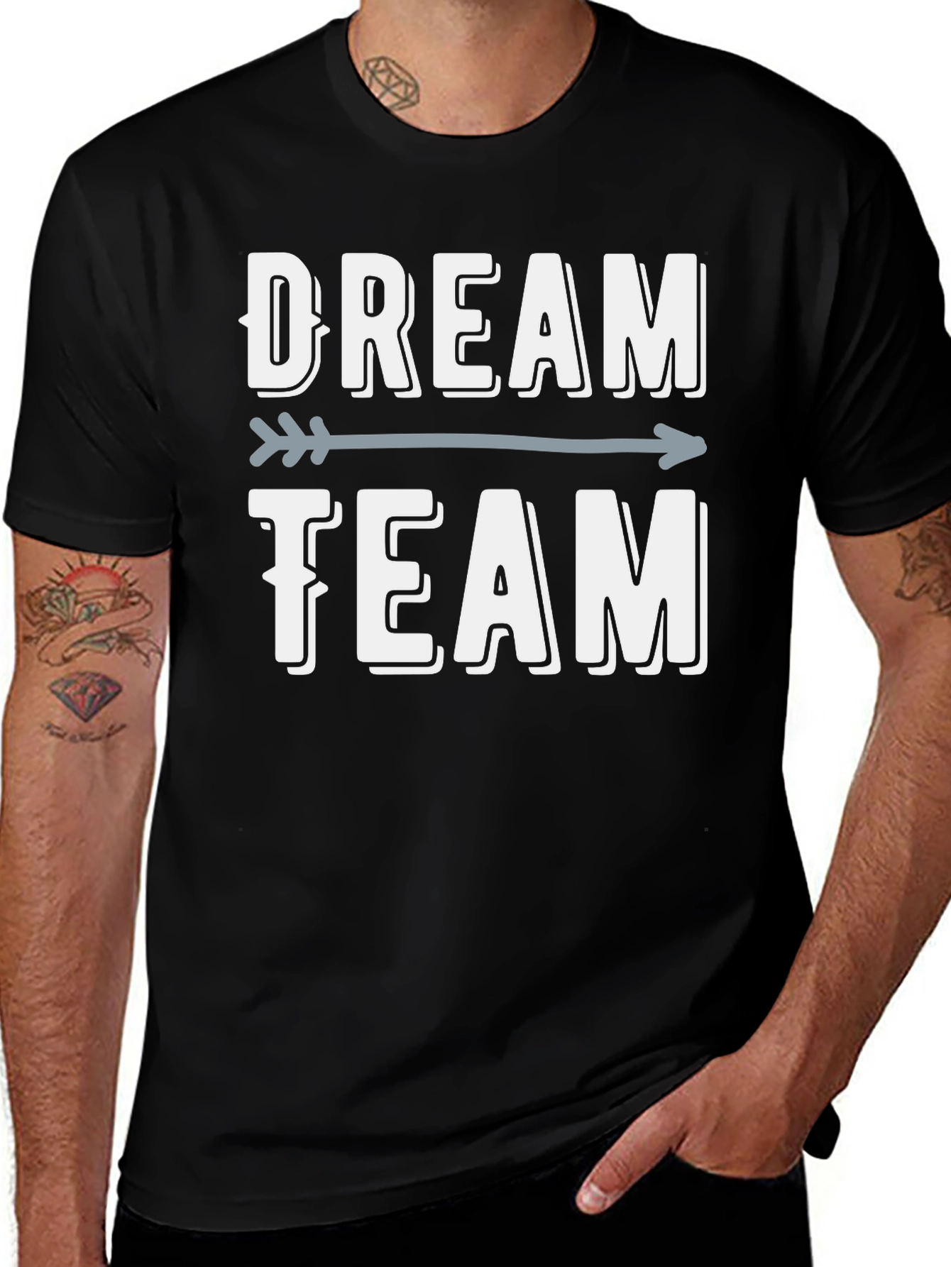 Variant 25 of Dream Team Graphic Tee -  Arrow Design