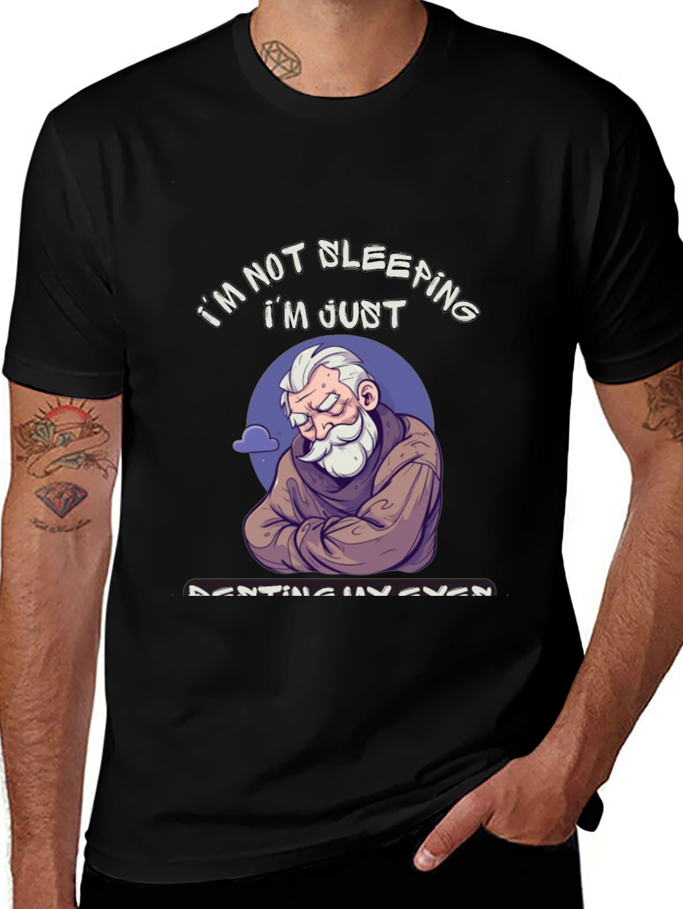 Variant 3 of I'm Not Sleeping T-Shirt - Funny Resting Eyes Tee