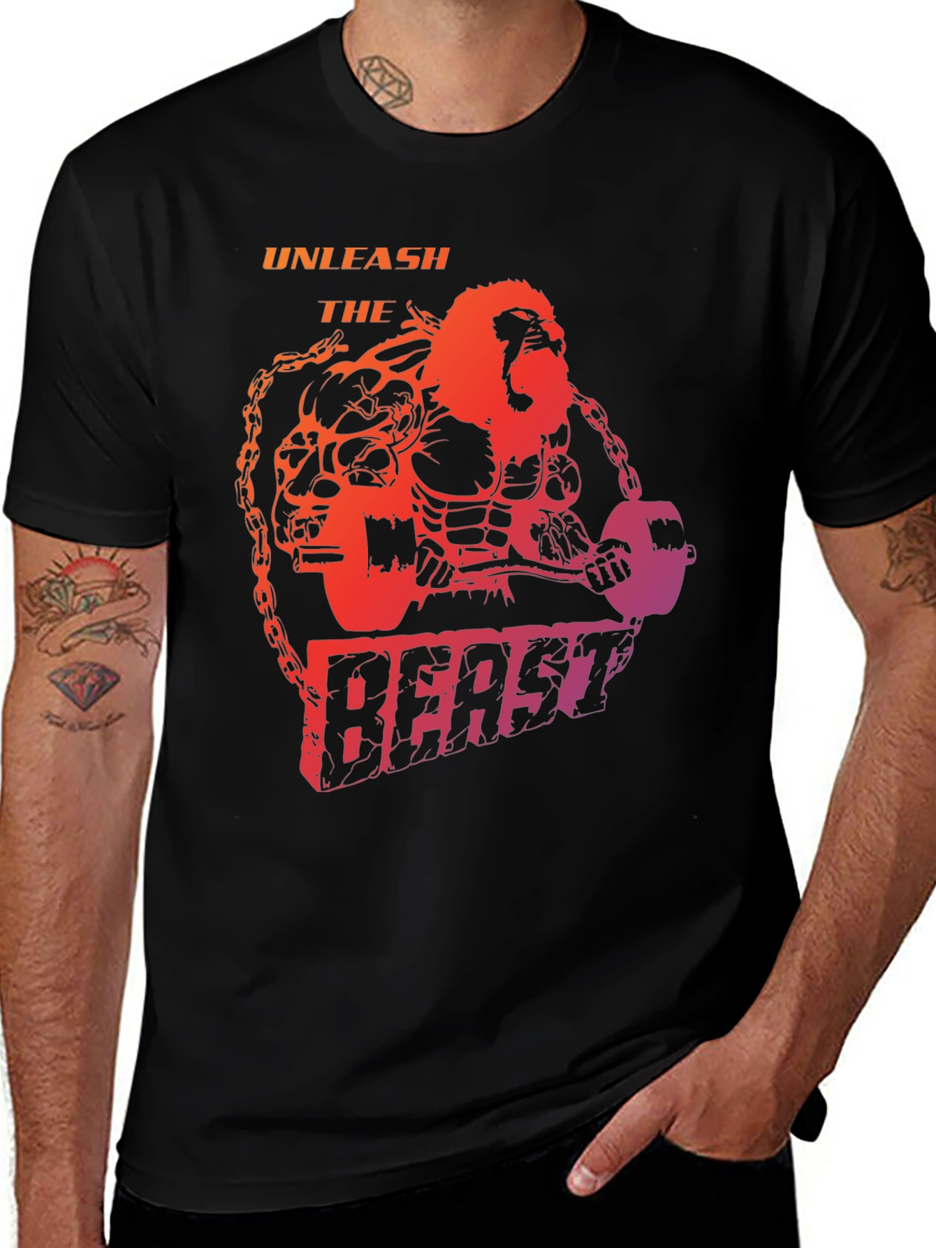 Variant 27 of Unleash the Beast Graphic T-Shirt