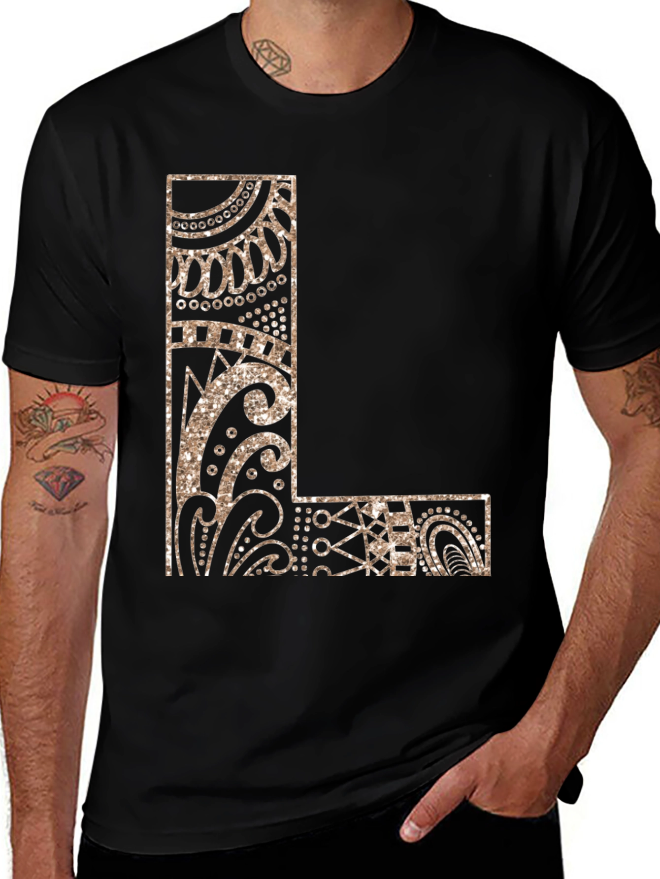 Variant 28 of Letter L Design T-Shirt