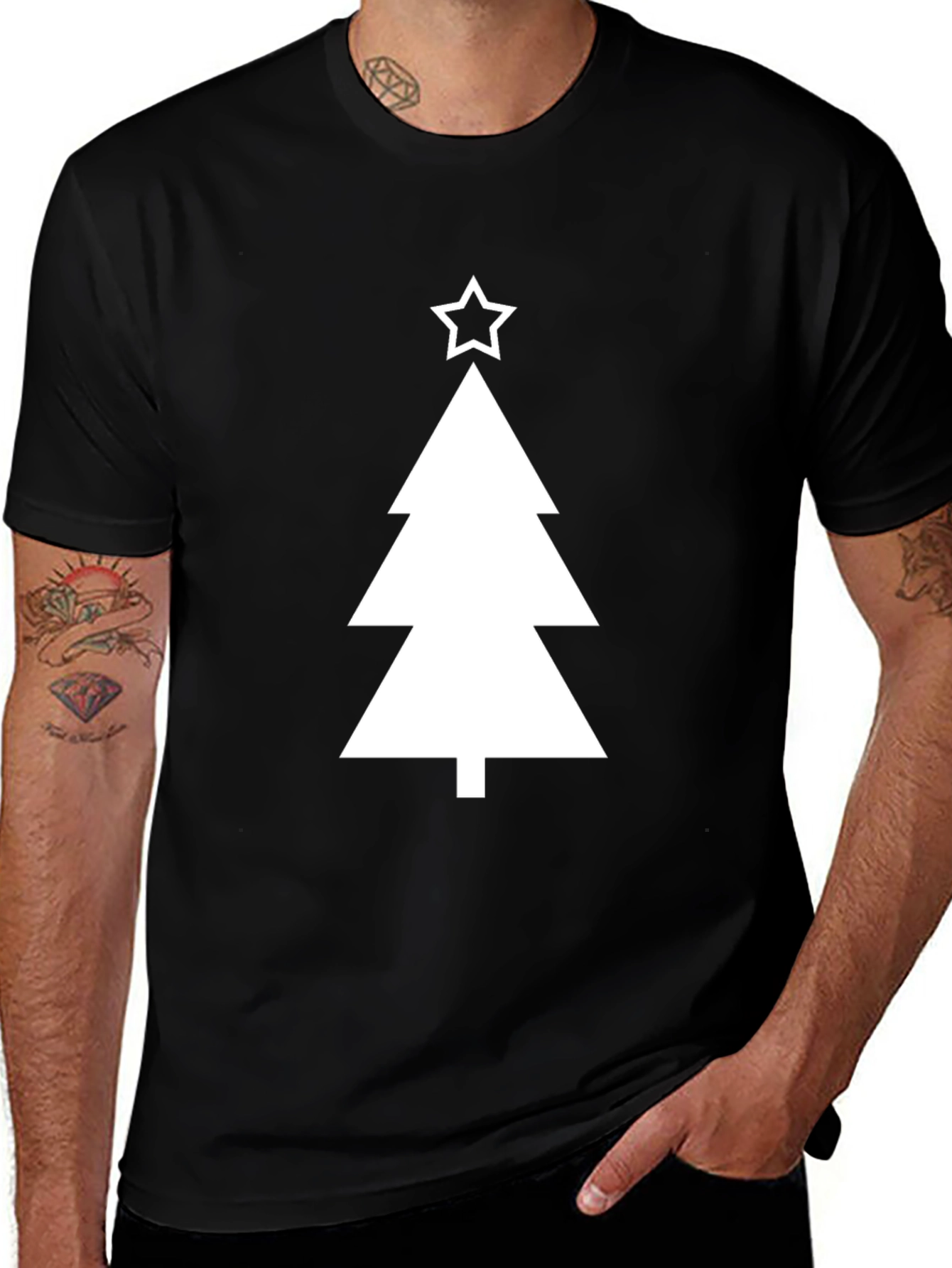 Variant 13 of Christmas Tree Graphic Tee