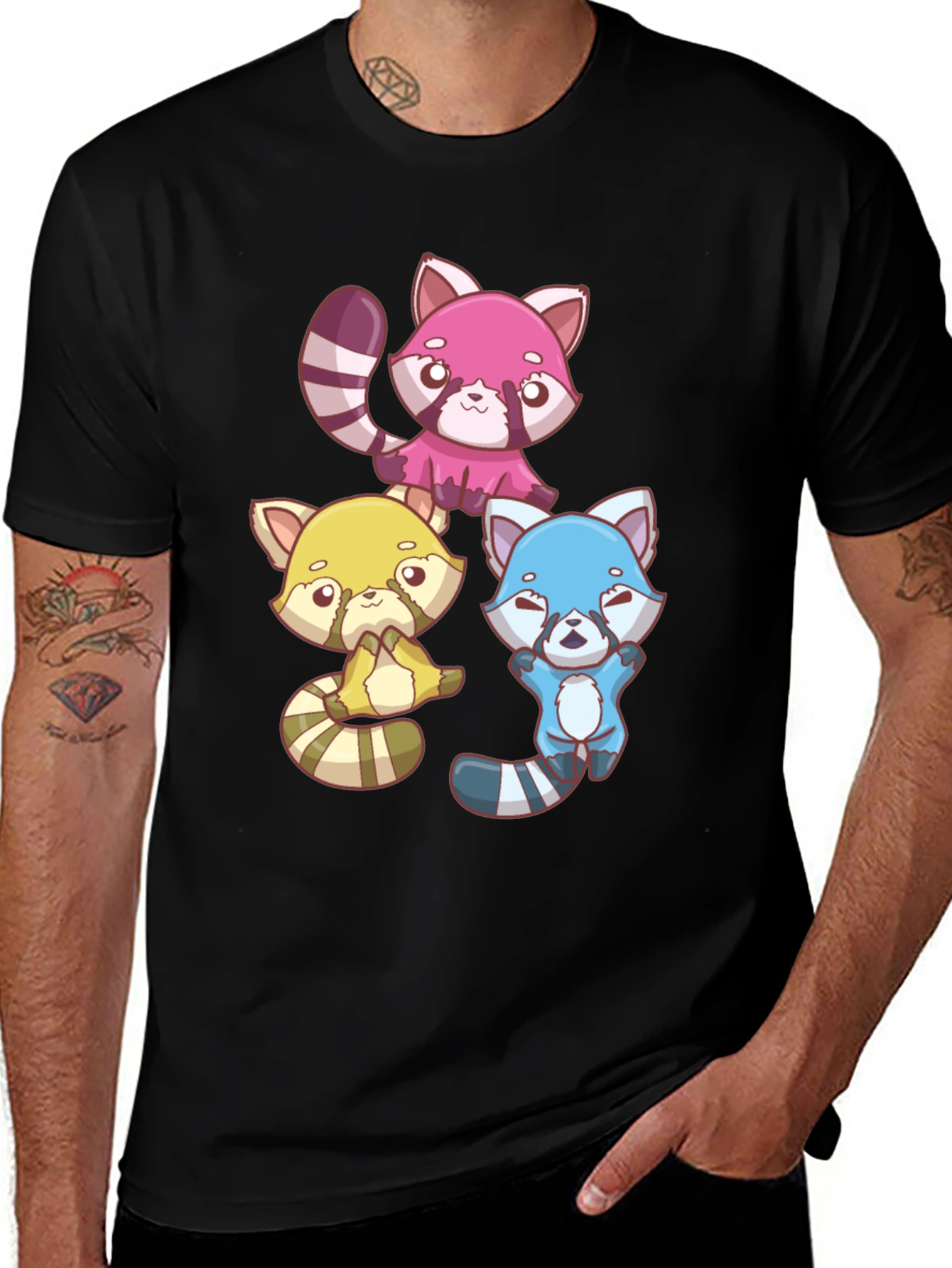 Variant 25 of Cute Cartoon Red Panda T-Shirt
