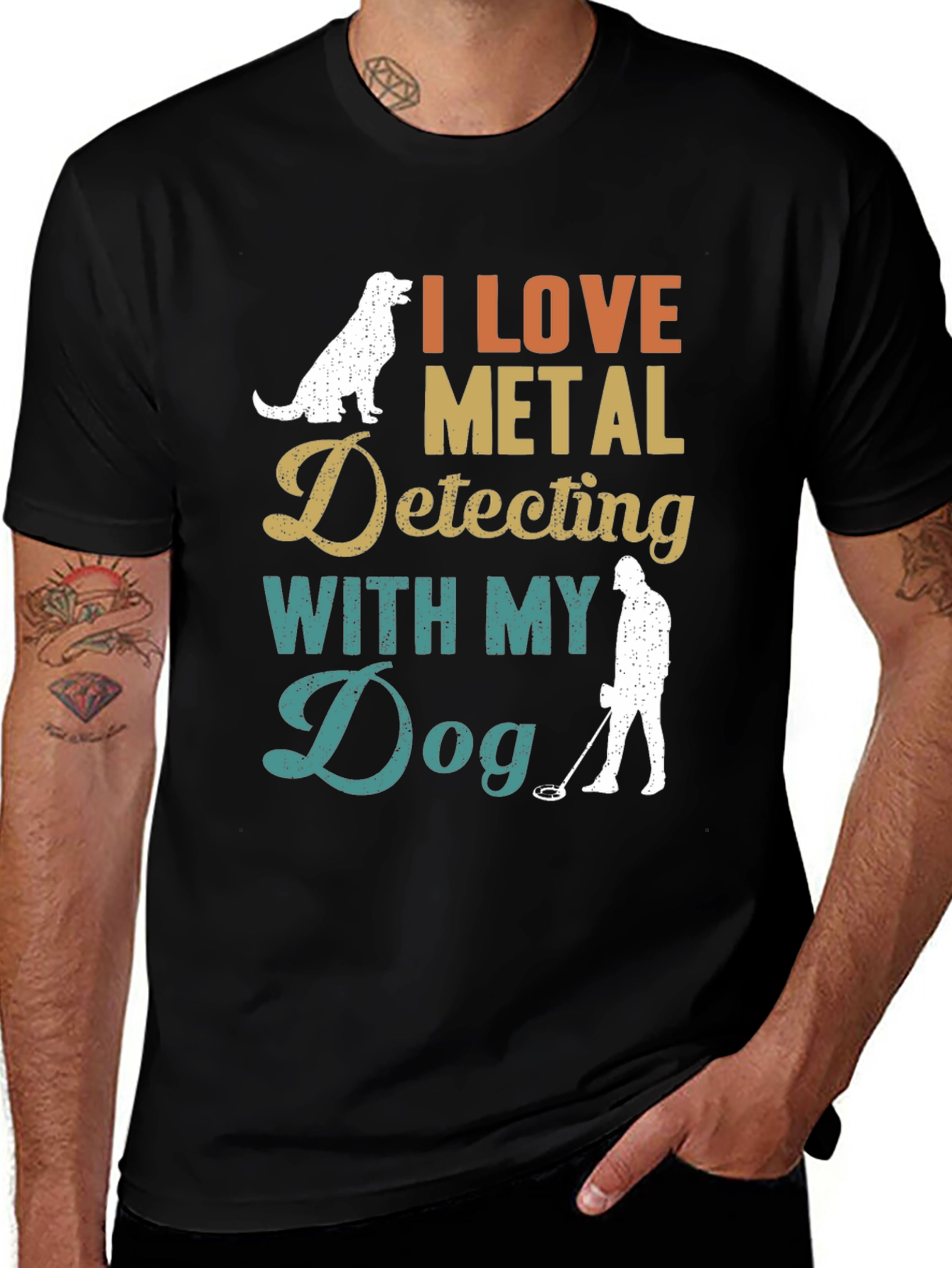 Variant 29 of Metal Detecting Dog T-Shirt