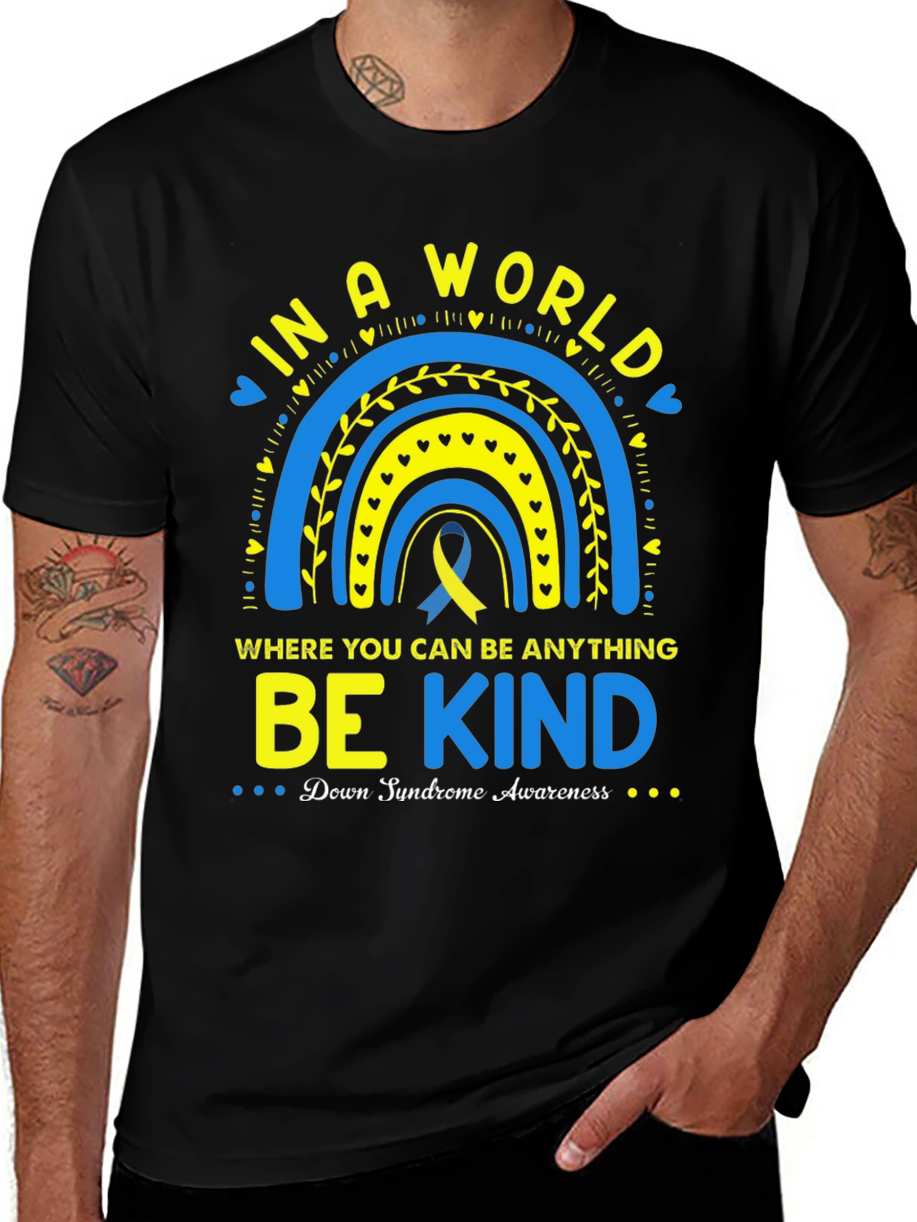 Down Syndrome Awareness T-Shirt - Be Kind