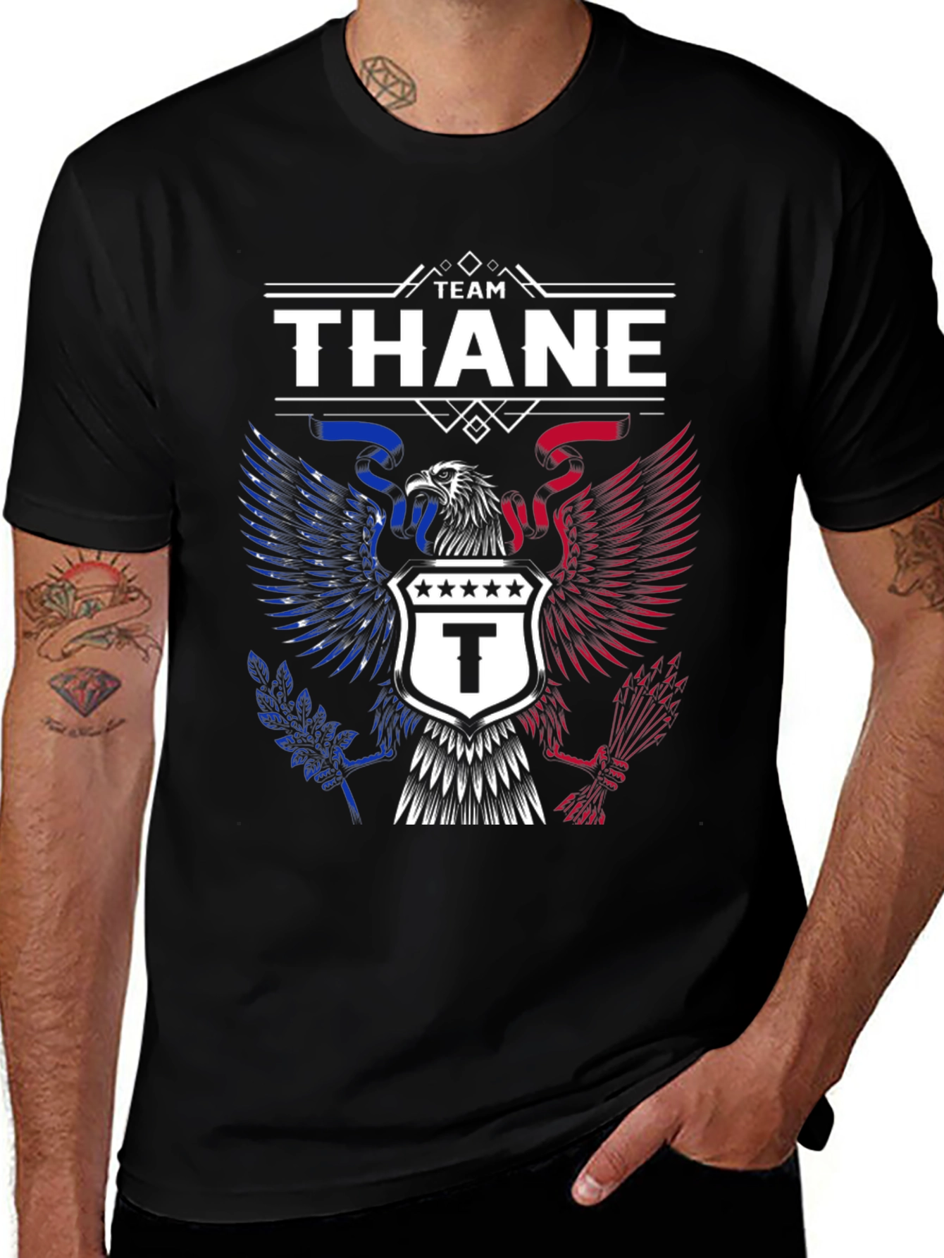 Variant 17 of Team Thane Patriotic Eagle T-Shirt