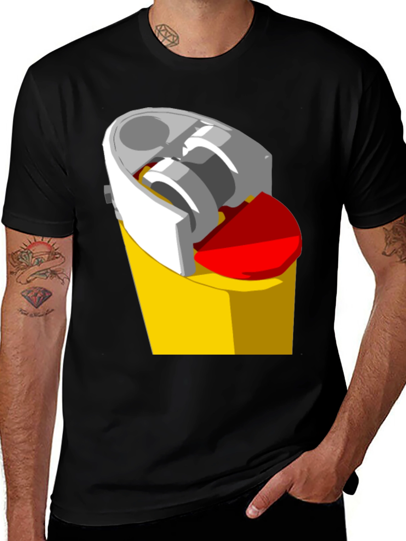 Variant 12 of Lighter Graphic T-Shirt - Bold Statement Tee