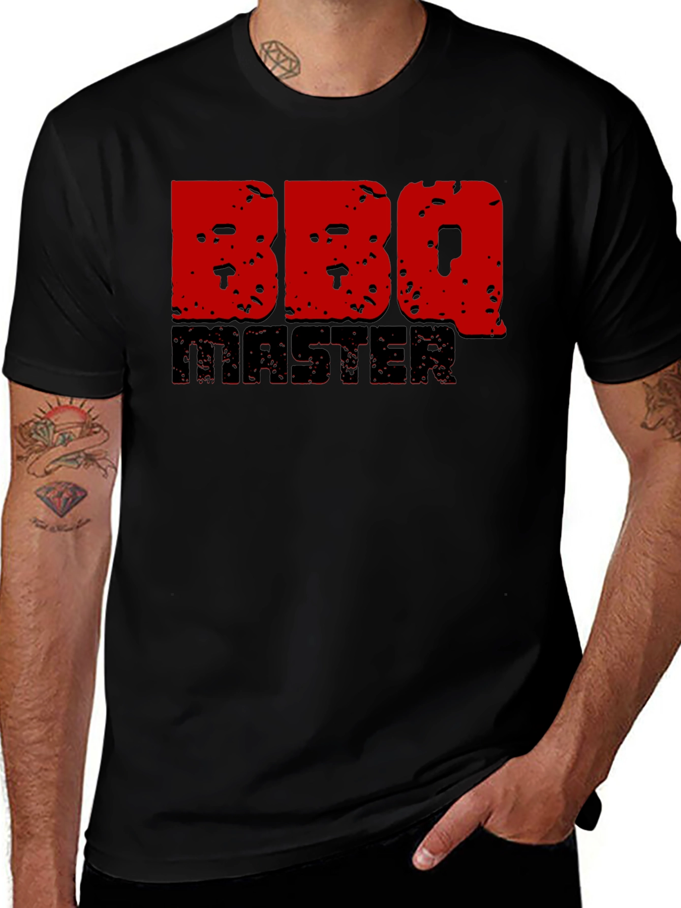 BBQ Master Black Graphic Tee