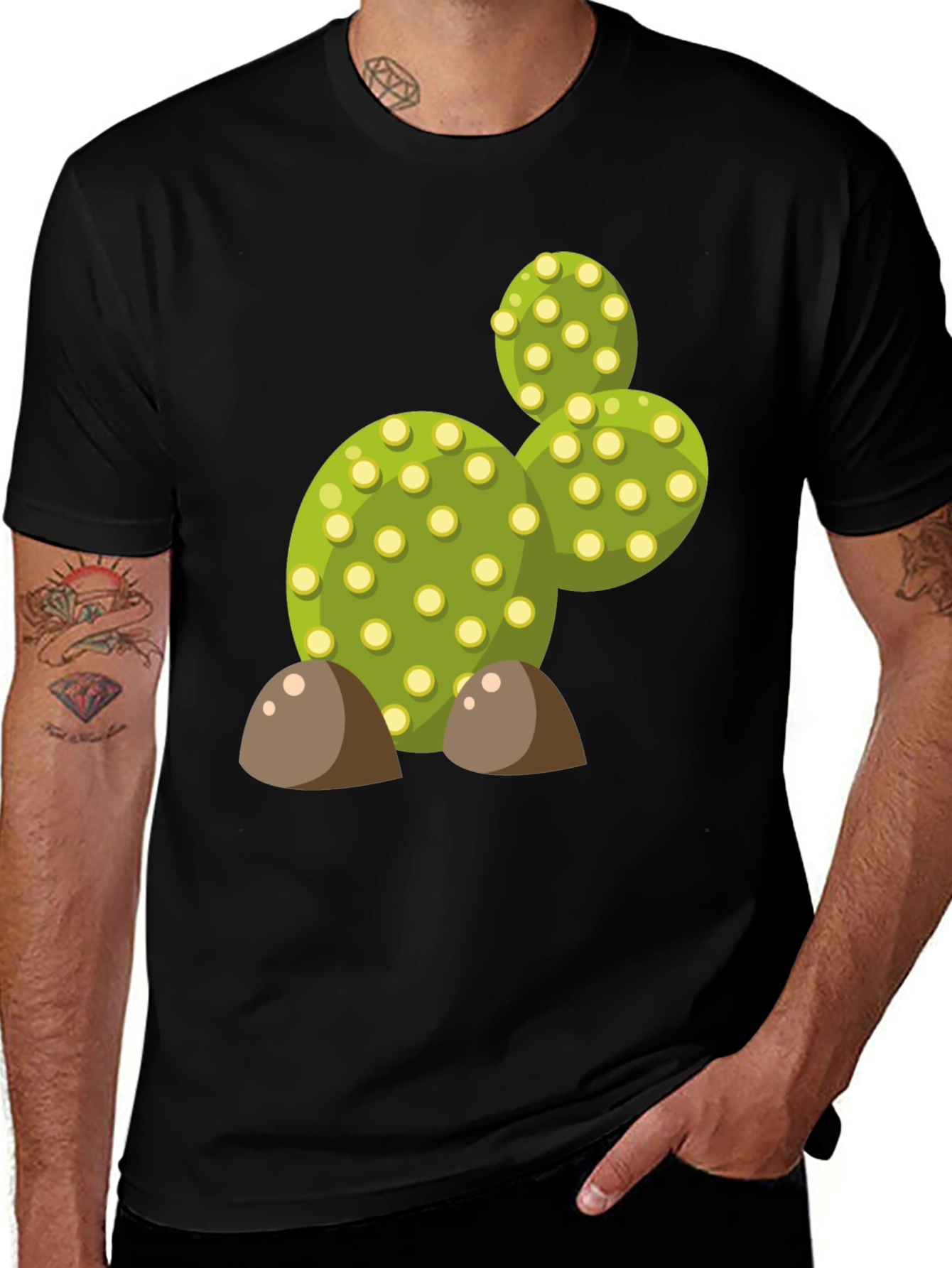 Variant 9 of Cactus Graphic Tee - Desert Plant Shirt