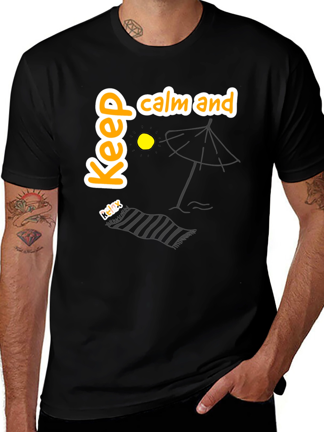 Variant 18 of Keep Calm and Relax T-Shirt