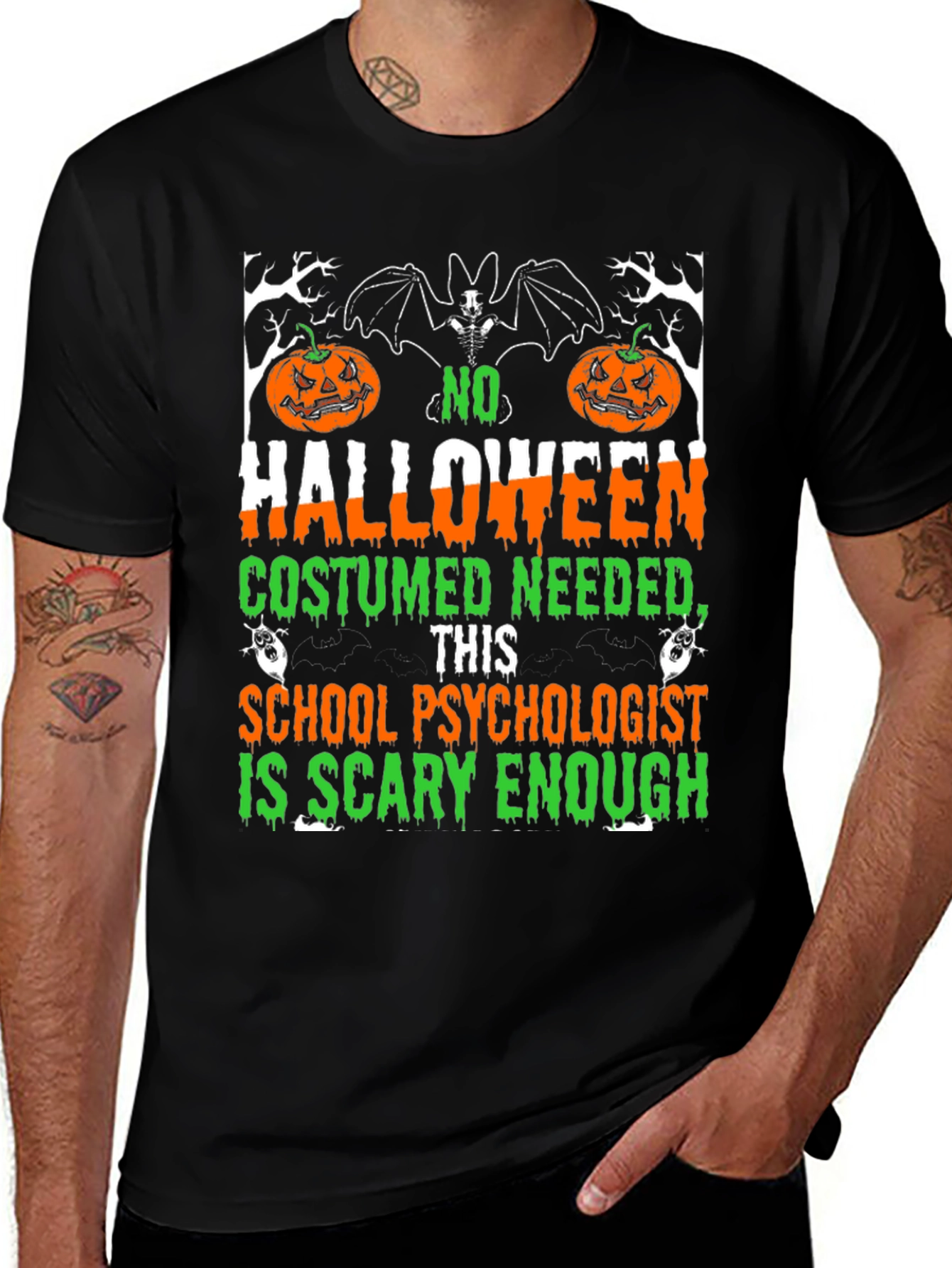 Halloween School Psychologist T-Shirt