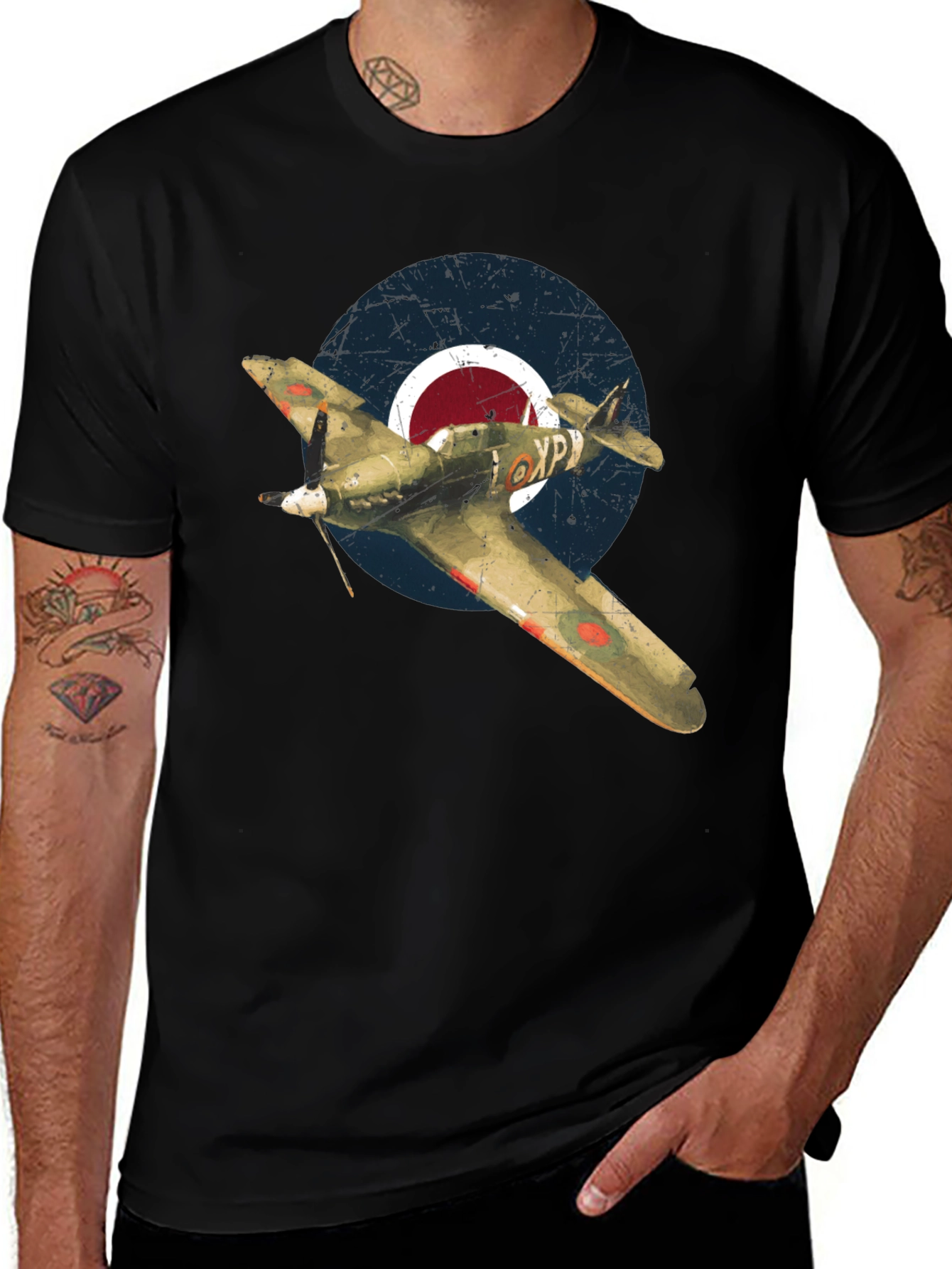 Variant 30 of Vintage Airplane Graphic Tee - Classic Style