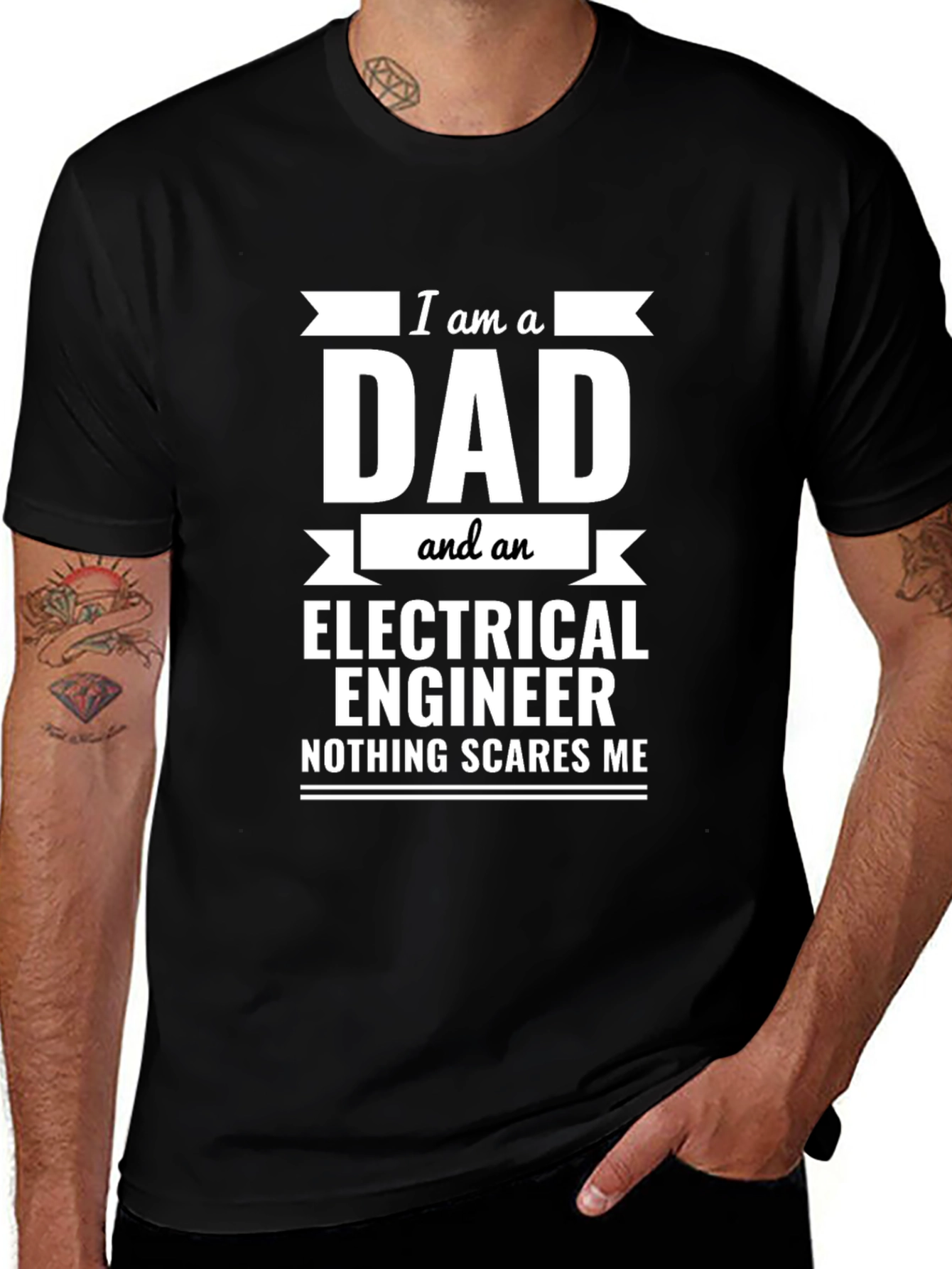 Variant 15 of Dad Electrical Engineer Funny T-Shirt