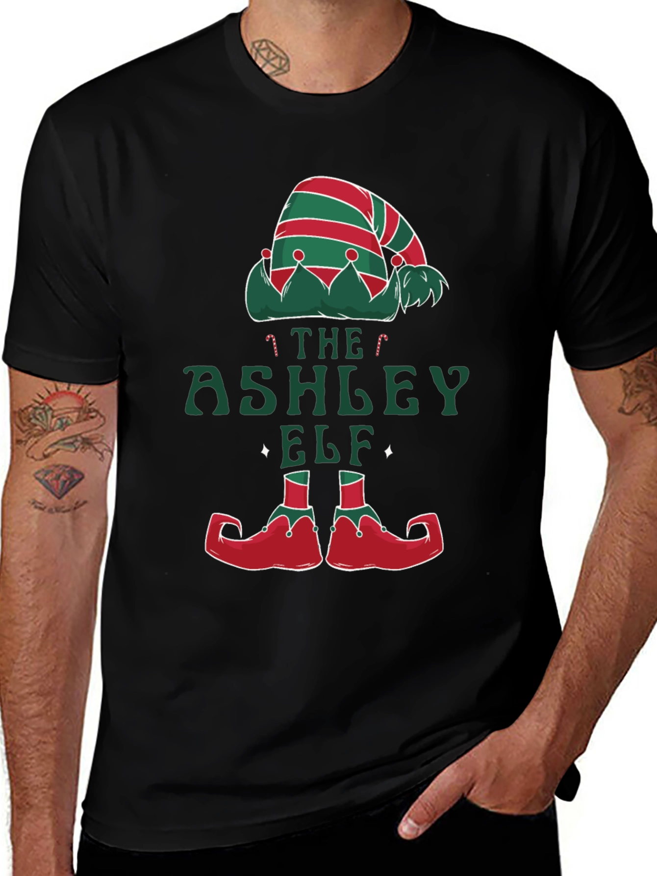 The Ashley Elf T-Shirt - Christmas Holiday Tee