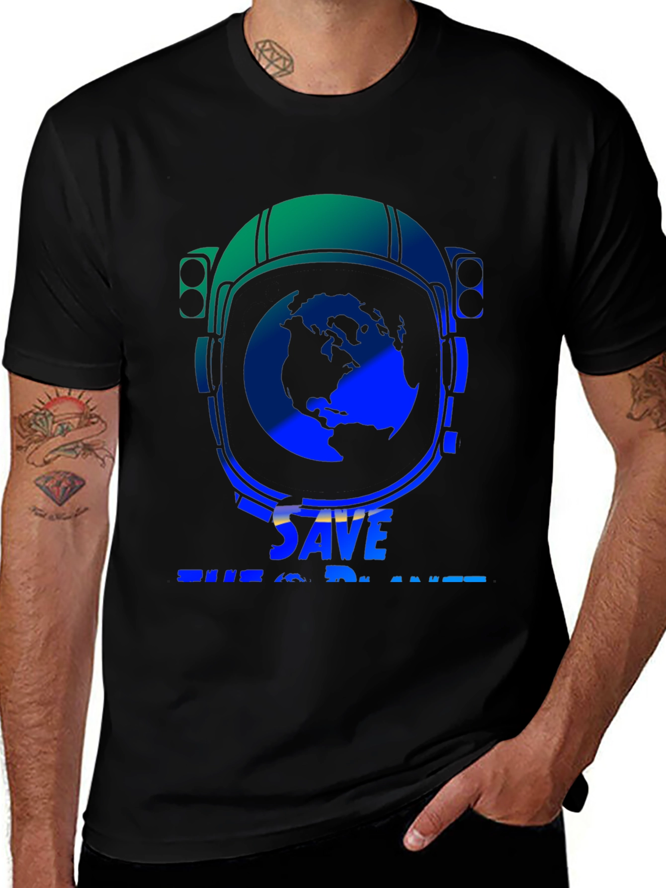 Variant 15 of Save the Planet Graphic T-Shirt