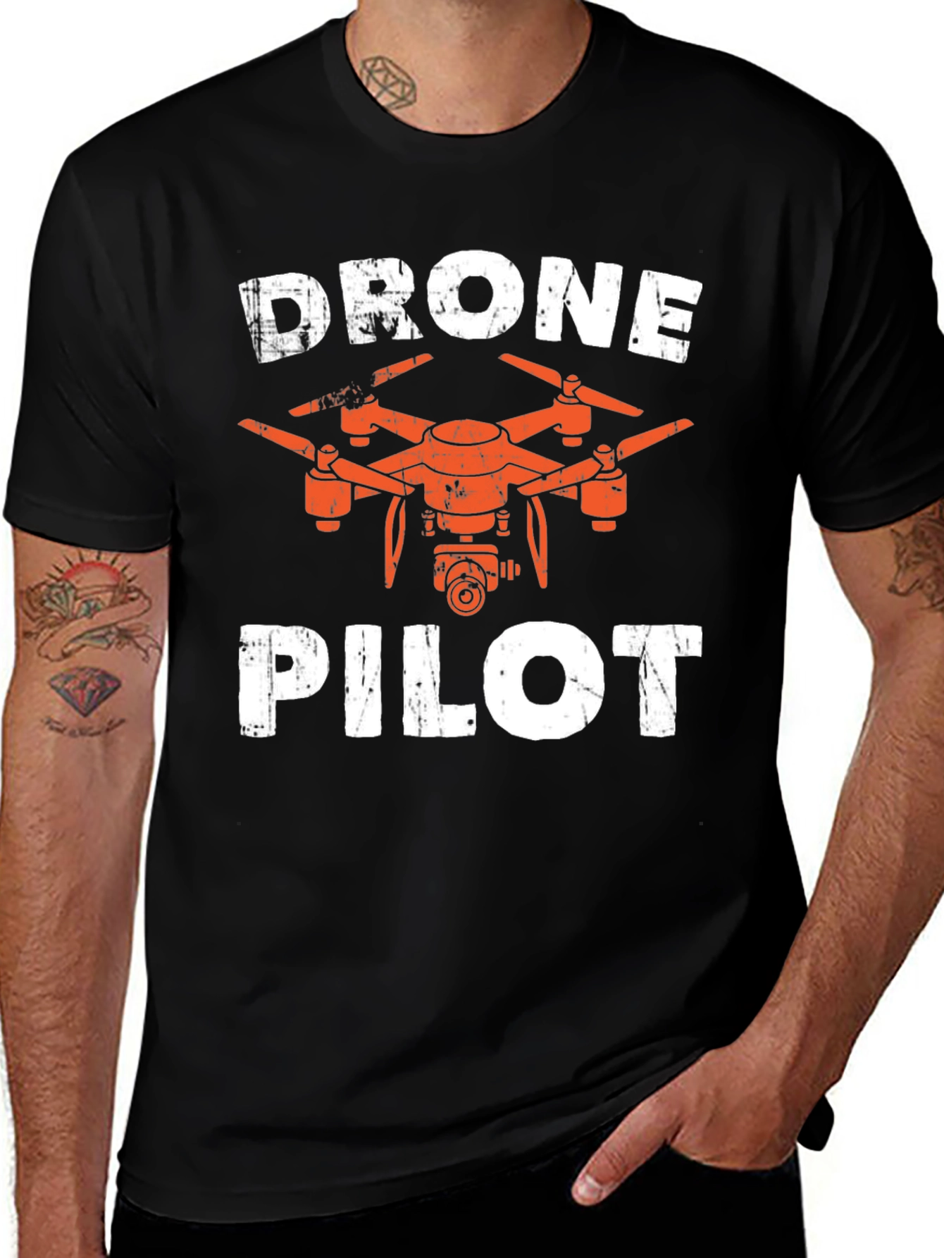 Variant 7 of Drone Pilot Graphic Tee - Cool Pilot Apparel