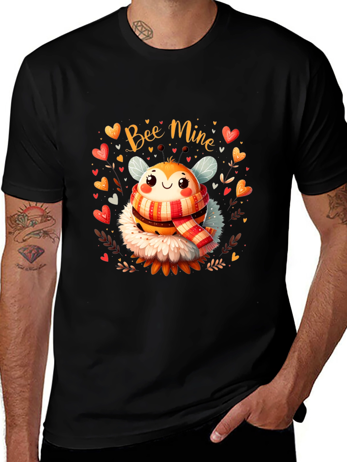 Bee Mine Valentine's Day Graphic Tee