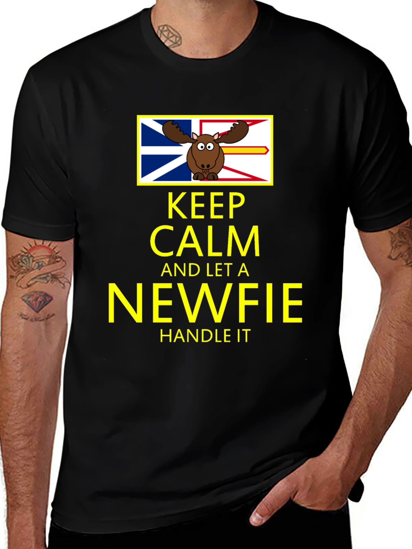 Variant 13 of Keep Calm Newfie T-Shirt