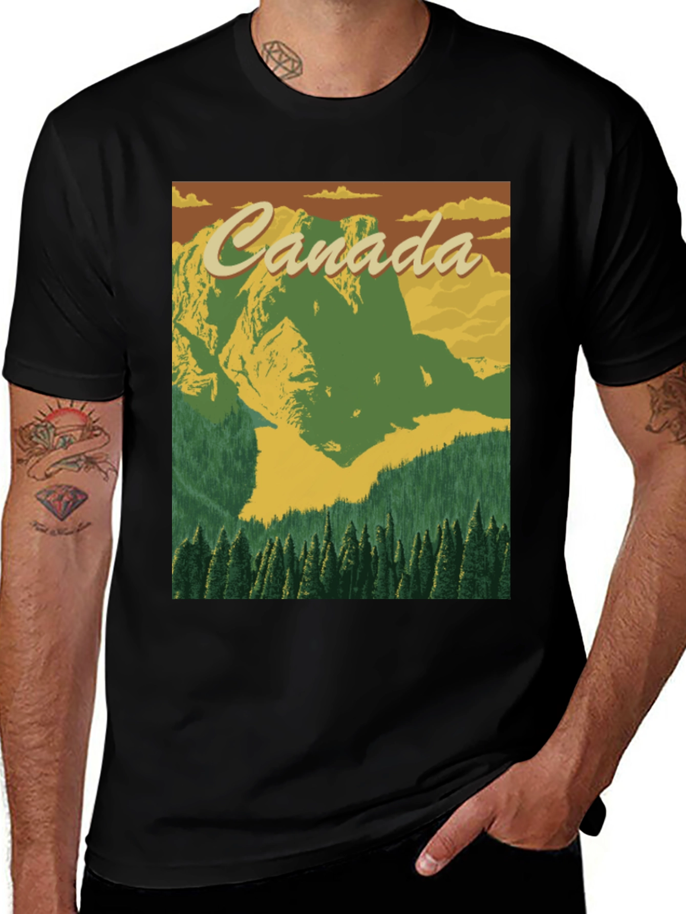 Variant 24 of Canada Landscape Graphic Tee