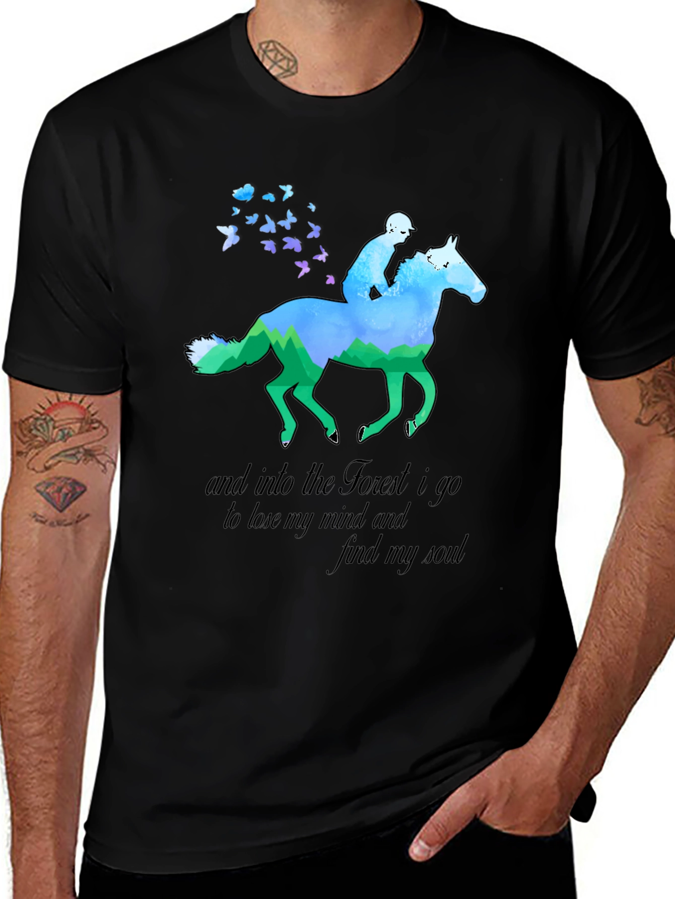 Variant 14 of Forest Soul T-Shirt - Equestrian Mind