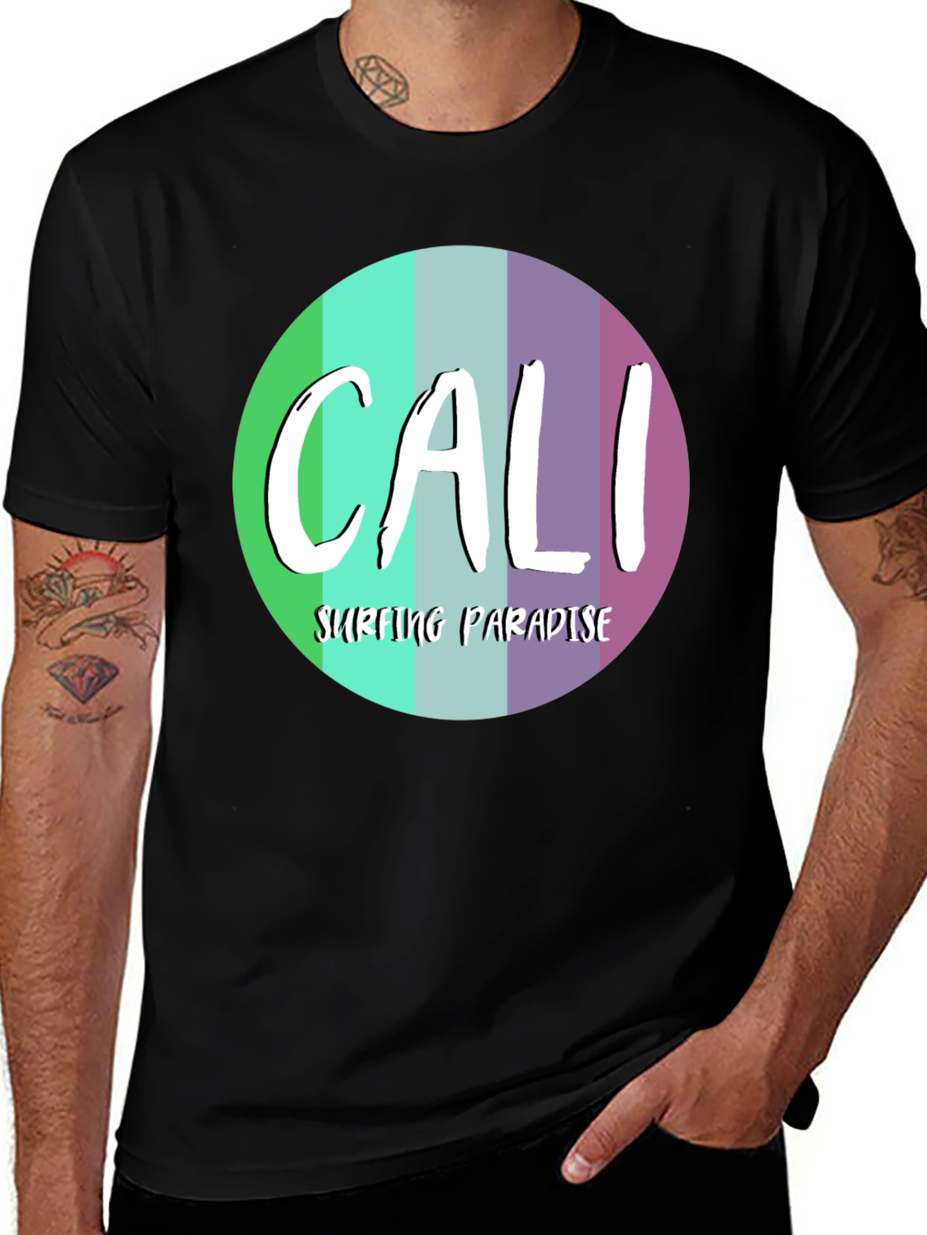 Cali Surfing Paradise Graphic Tee