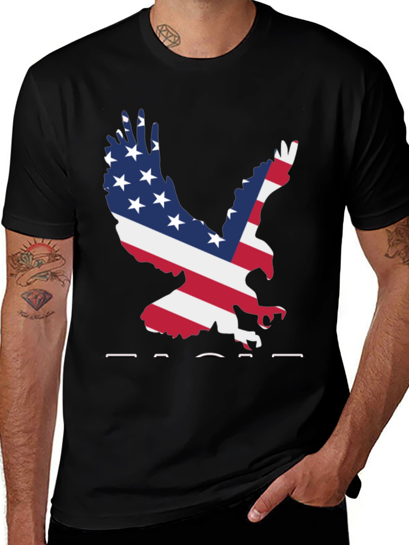 Variant 19 of American Eagle Flag Graphic T-Shirt