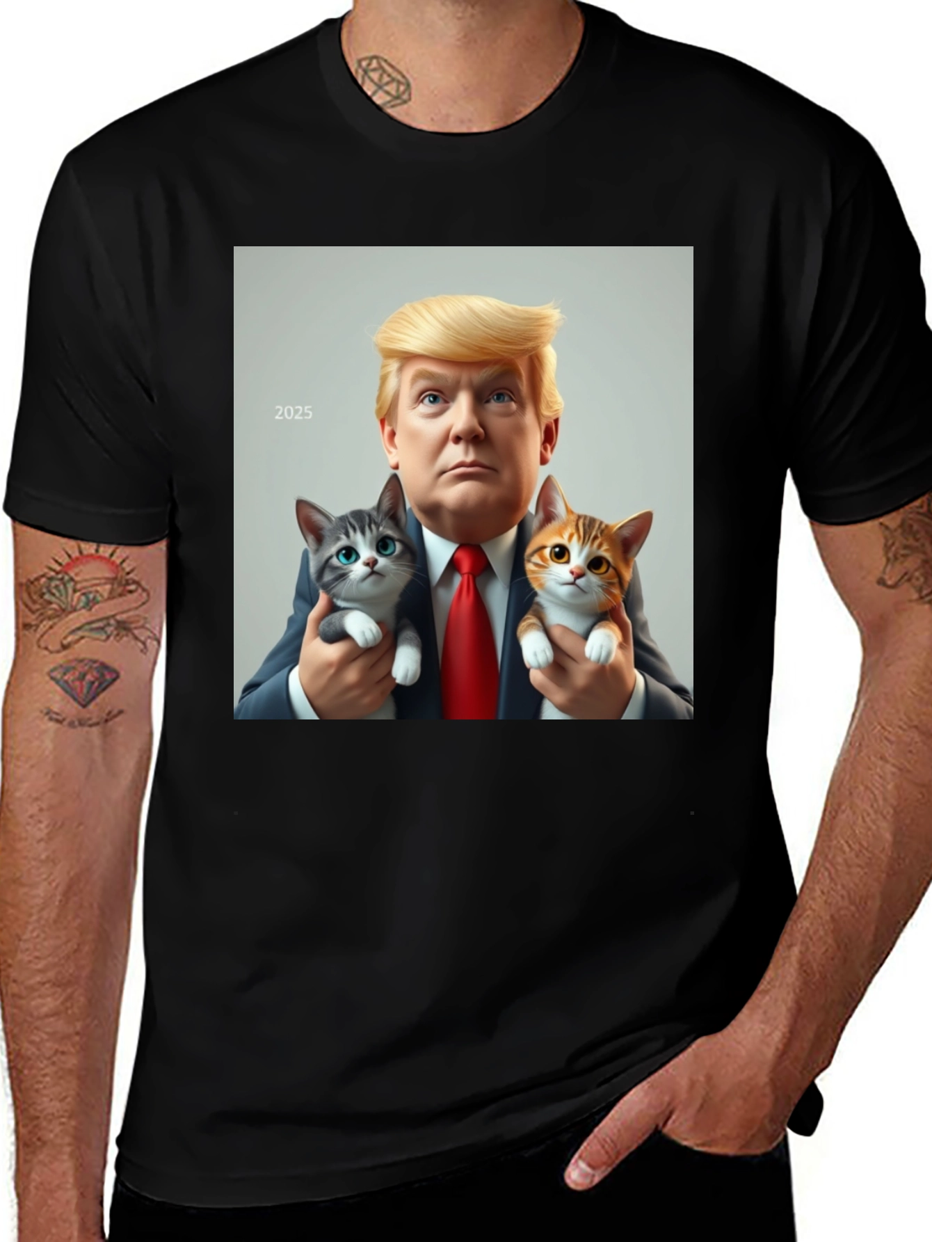 Trump 2025 Kitten T-Shirt