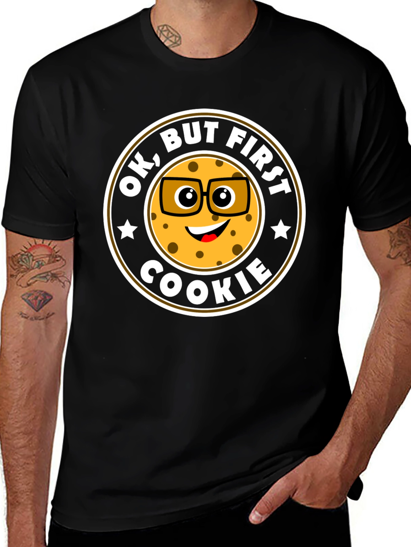 Variant 24 of Ok, But First Cookie T-Shirt