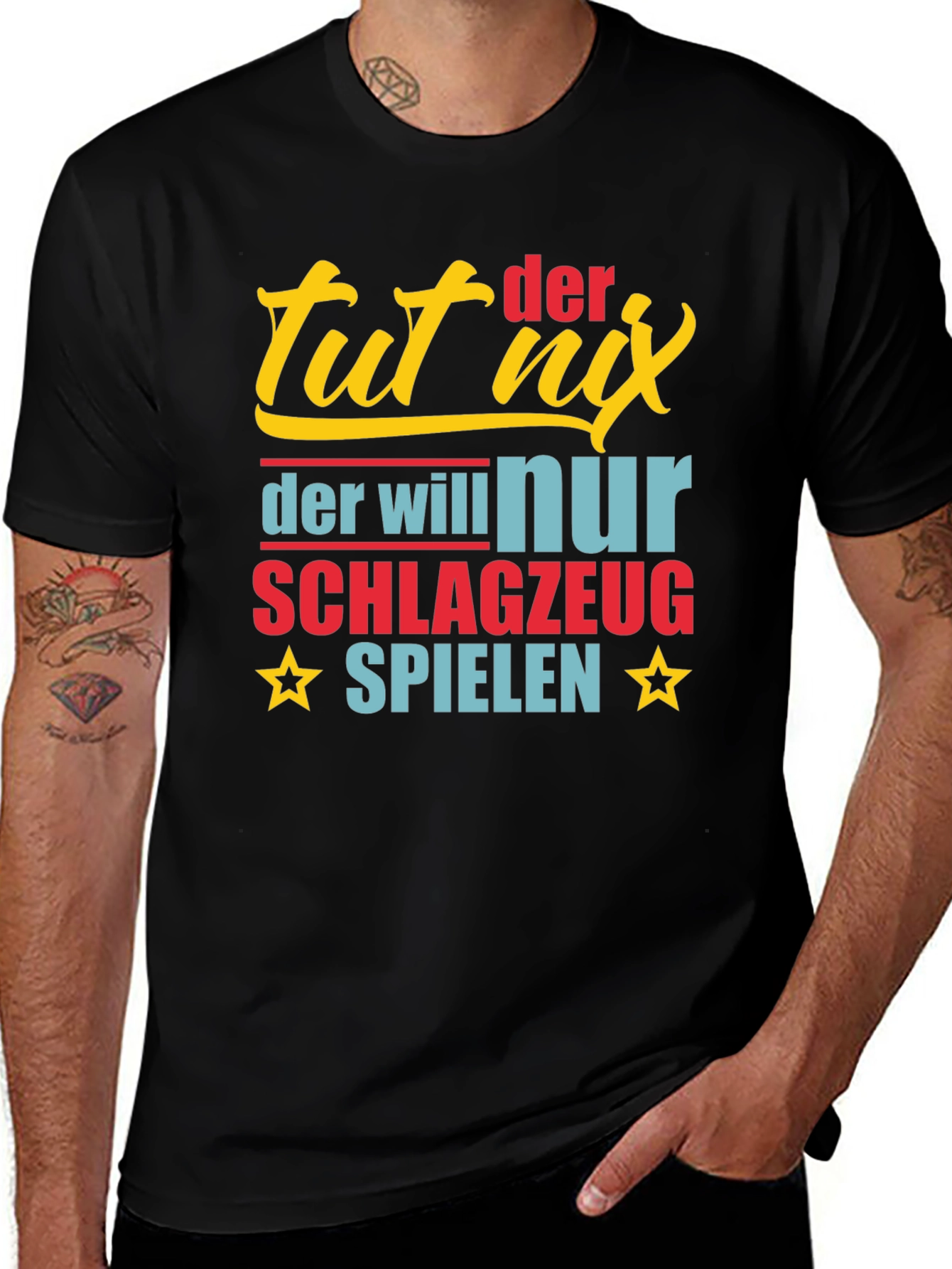Variant 14 of Tut Nix Schlagzeug Spielen T-Shirt