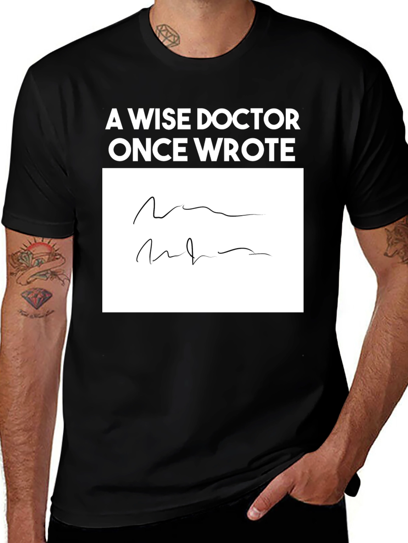 Variant 17 of Wise Doctor Funny Prescription T-Shirt
