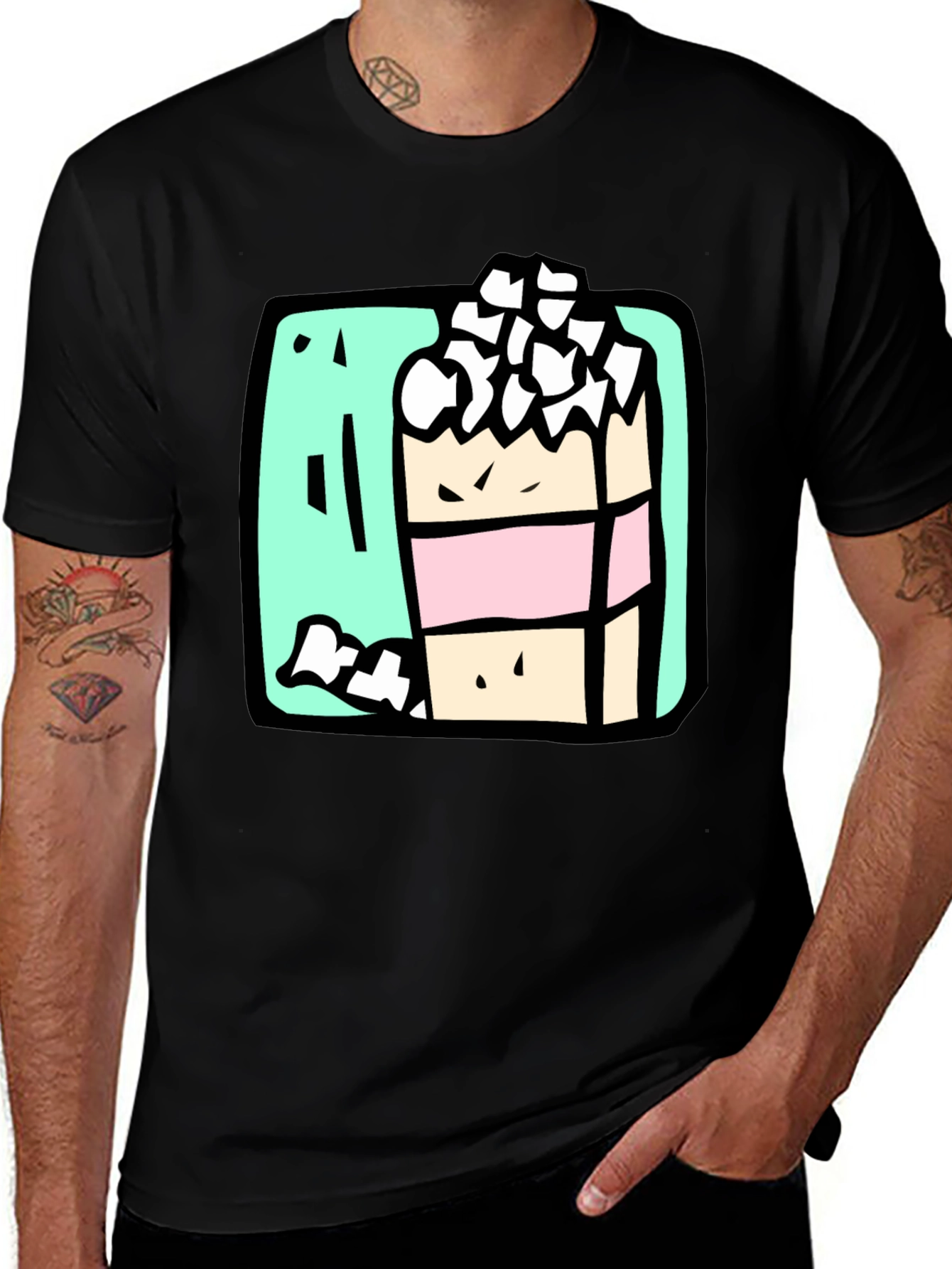 Variant 14 of Popcorn Graphic Tee - Movie Night Ready!