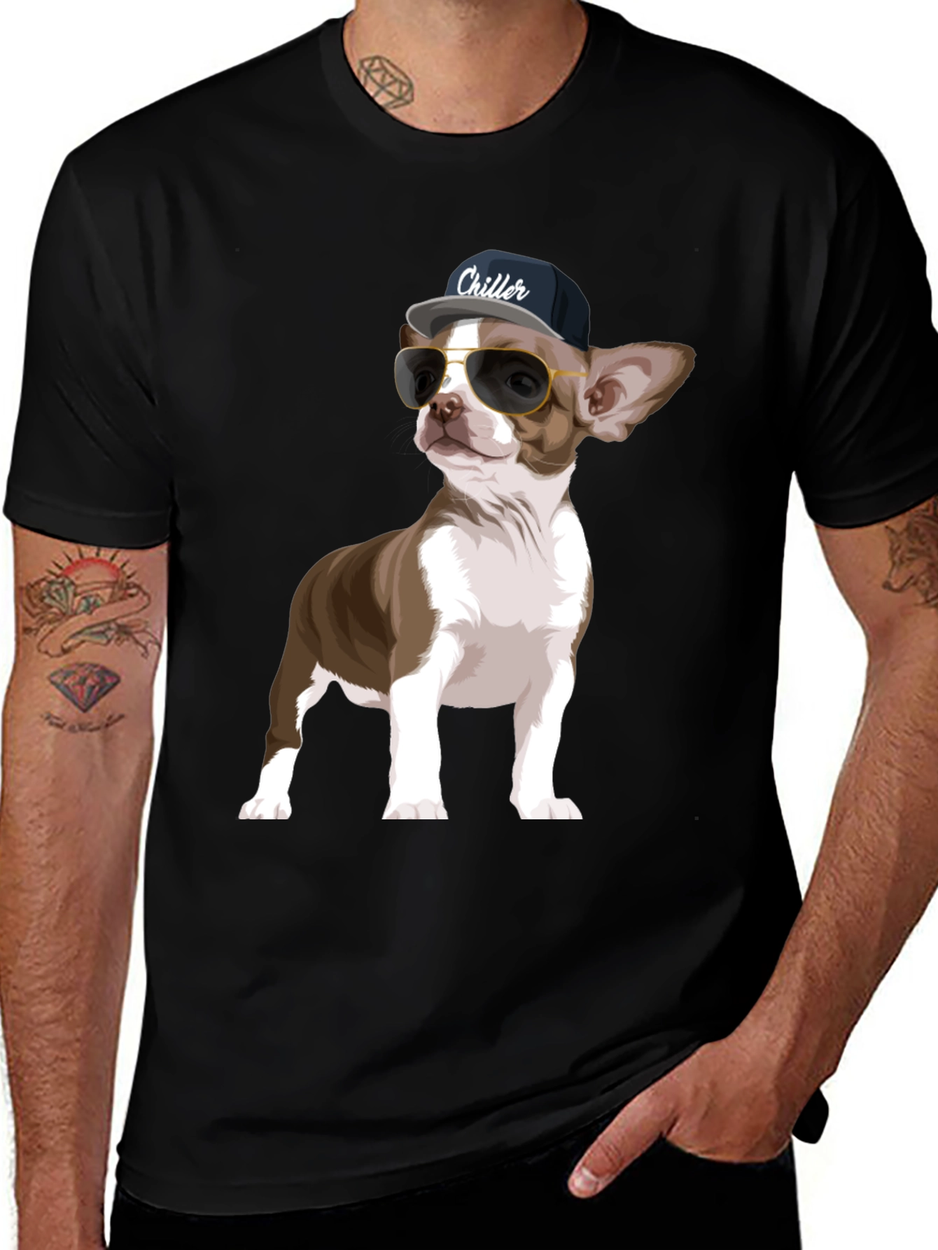 Variant 11 of Cool Chihuahua Graphic T-Shirt