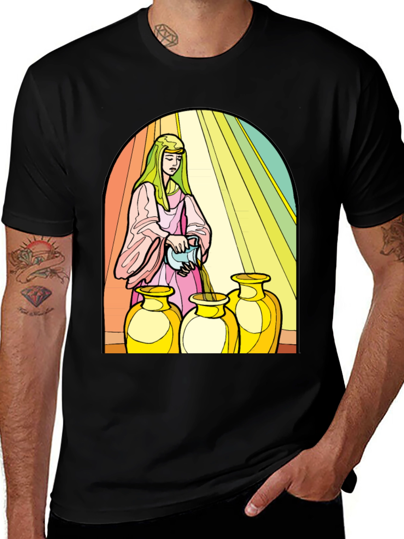 Miracle Worker T-Shirt - Black Cotton Blend