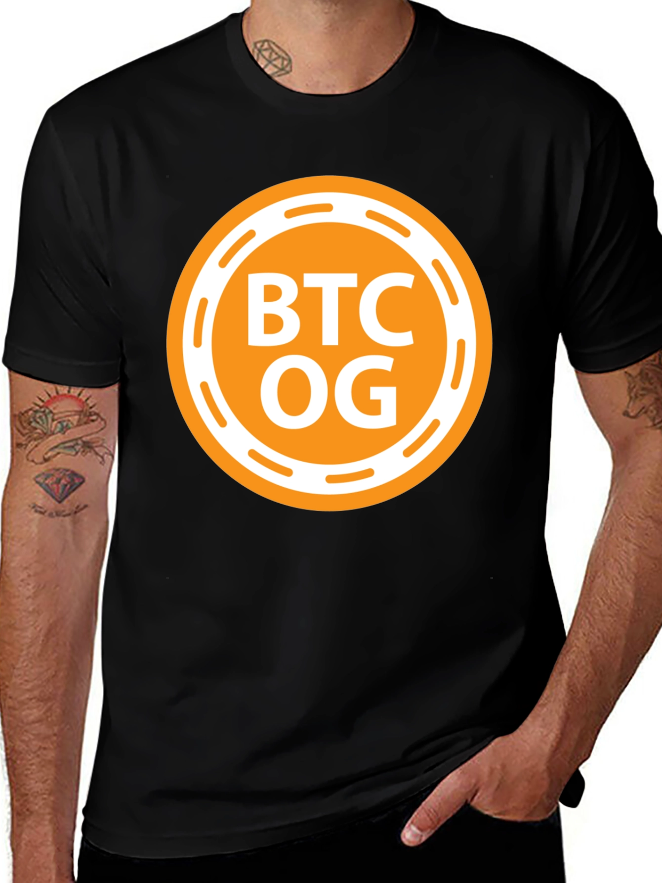 BTC OG Graphic Tee - Black Cotton T-Shirt