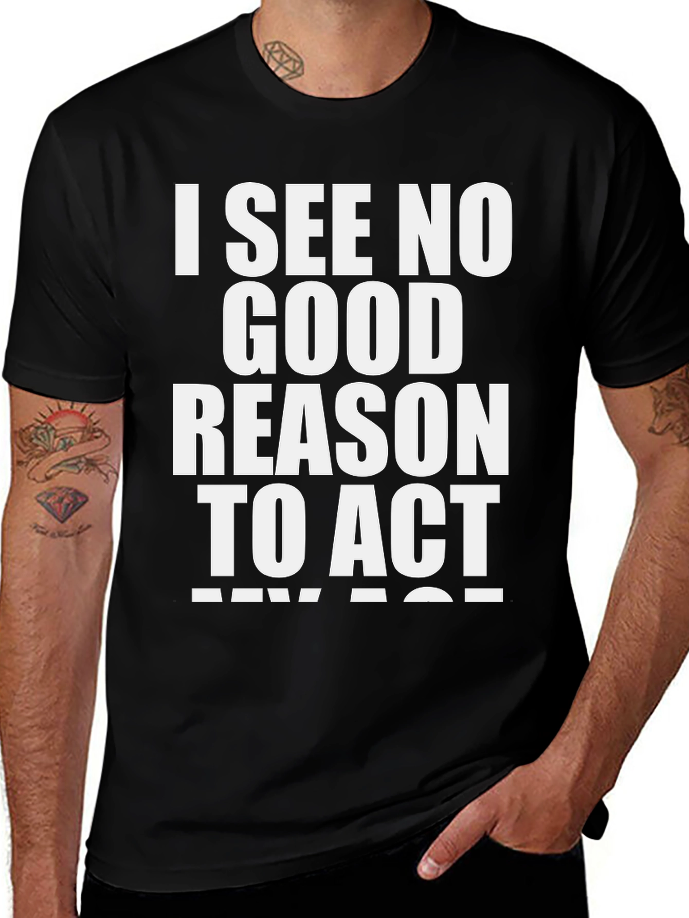 Variant 21 of I See No Good Reason to Act My Age T-Shirt