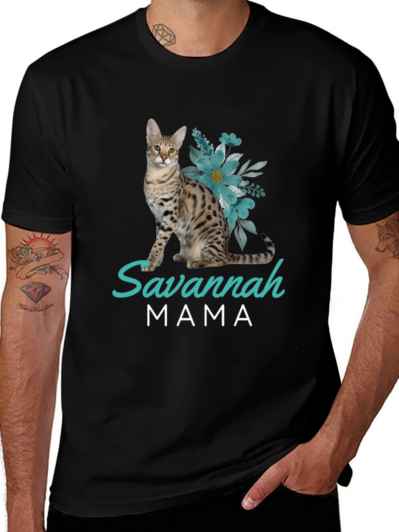Variant 12 of Savannah Cat Mama T-Shirt
