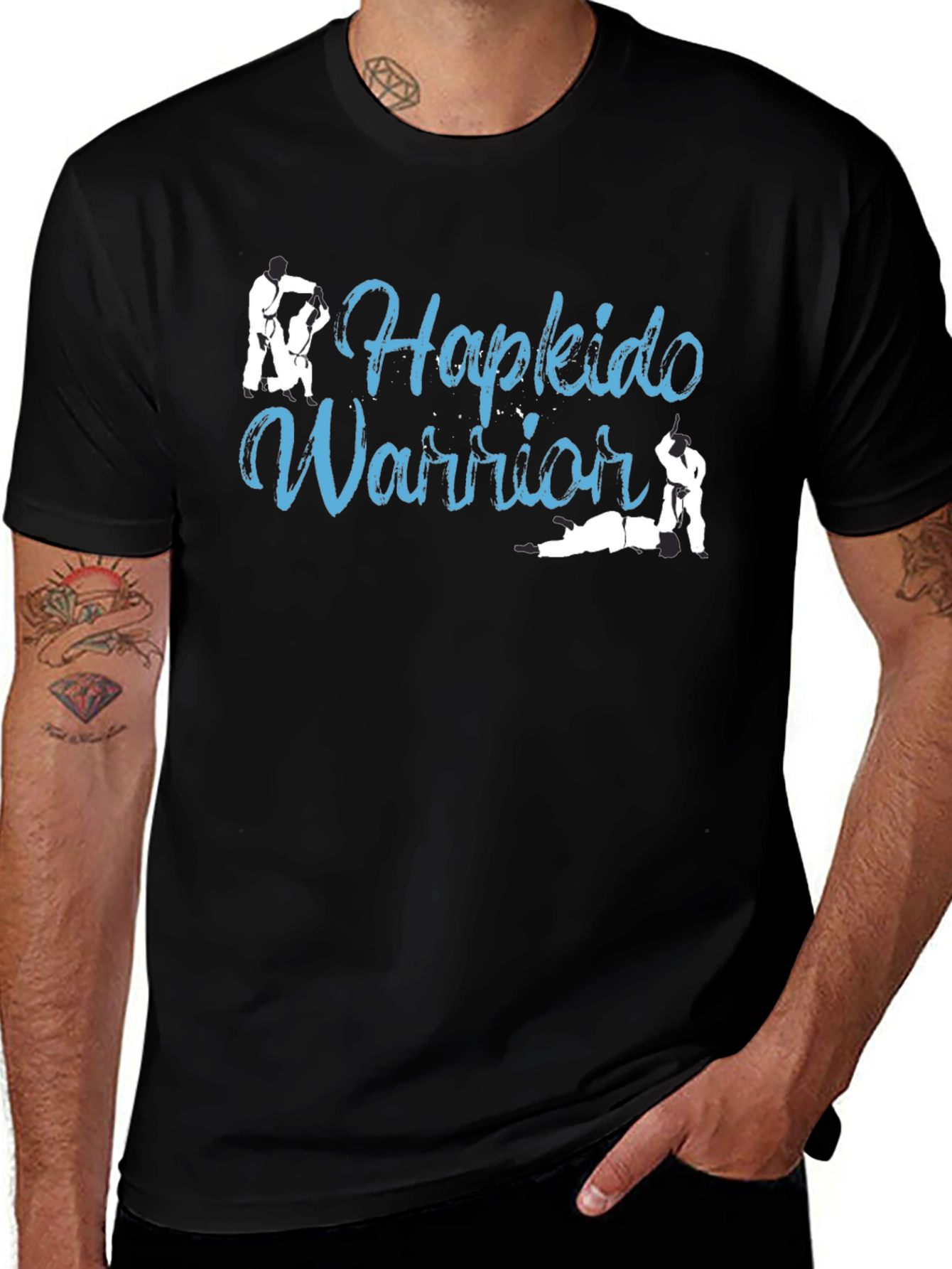 Hapkido Warrior Black T-Shirt Martial Arts