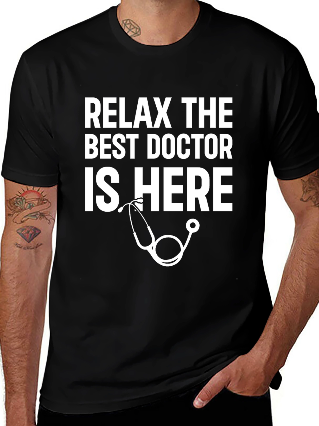 Variant 13 of Relax The Best Doctor Is Here T-Shirt