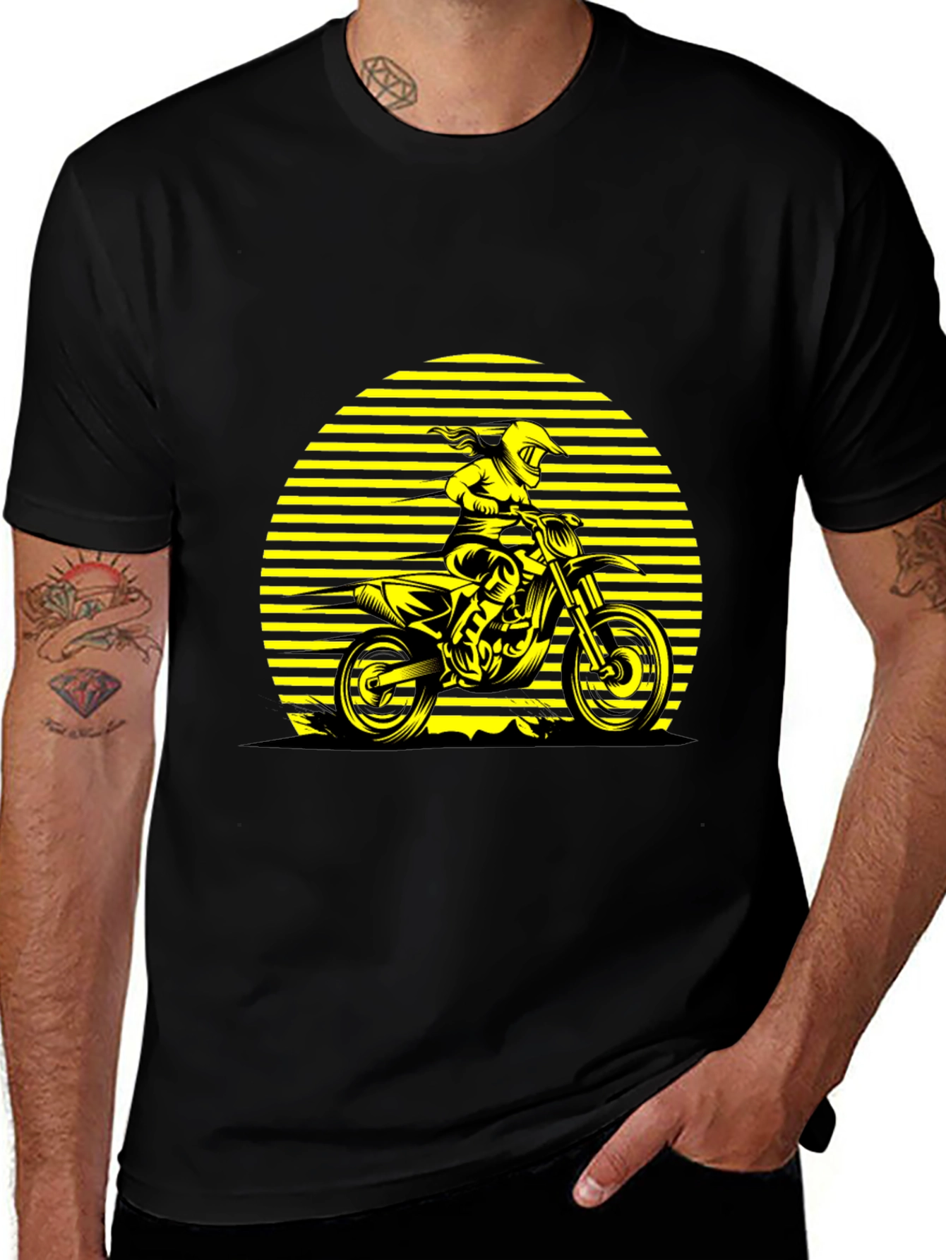 Variant 30 of Dirt Bike Rider Graphic Tee