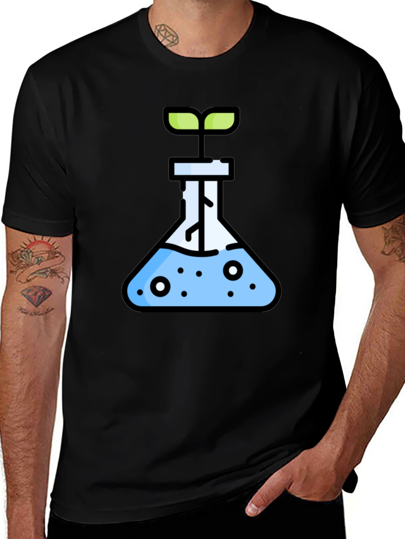Variant 20 of Science Sprout Black T-Shirt