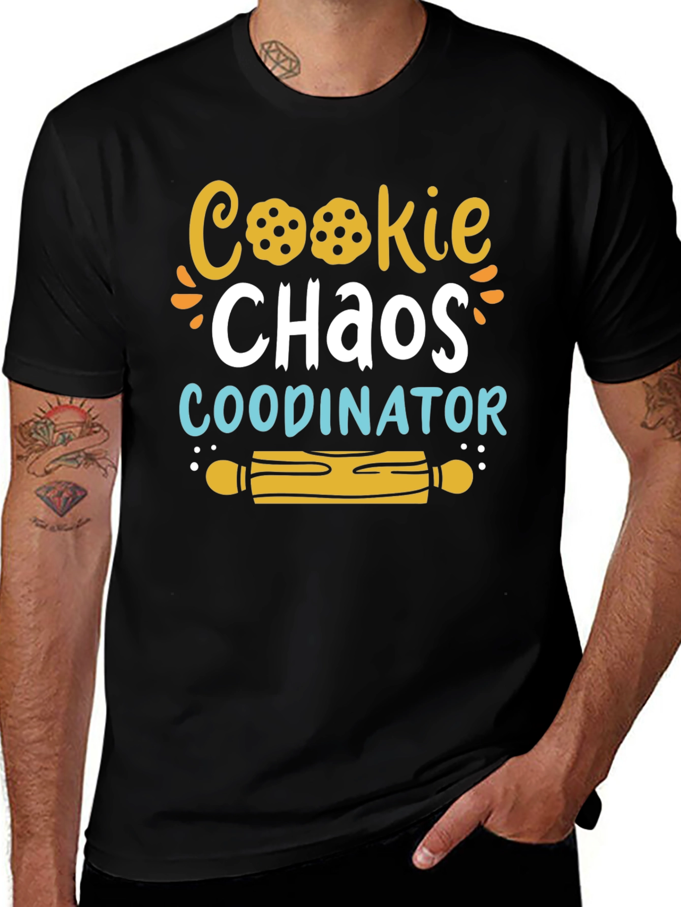 Variant 18 of Cookie Chaos Coordinator T-Shirt - Baking Humor