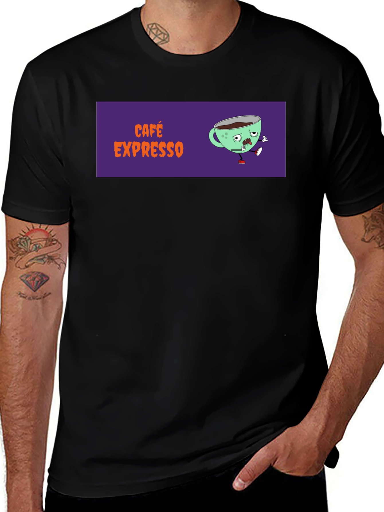 Variant 28 of Café Expresso Zombie Graphic T-Shirt