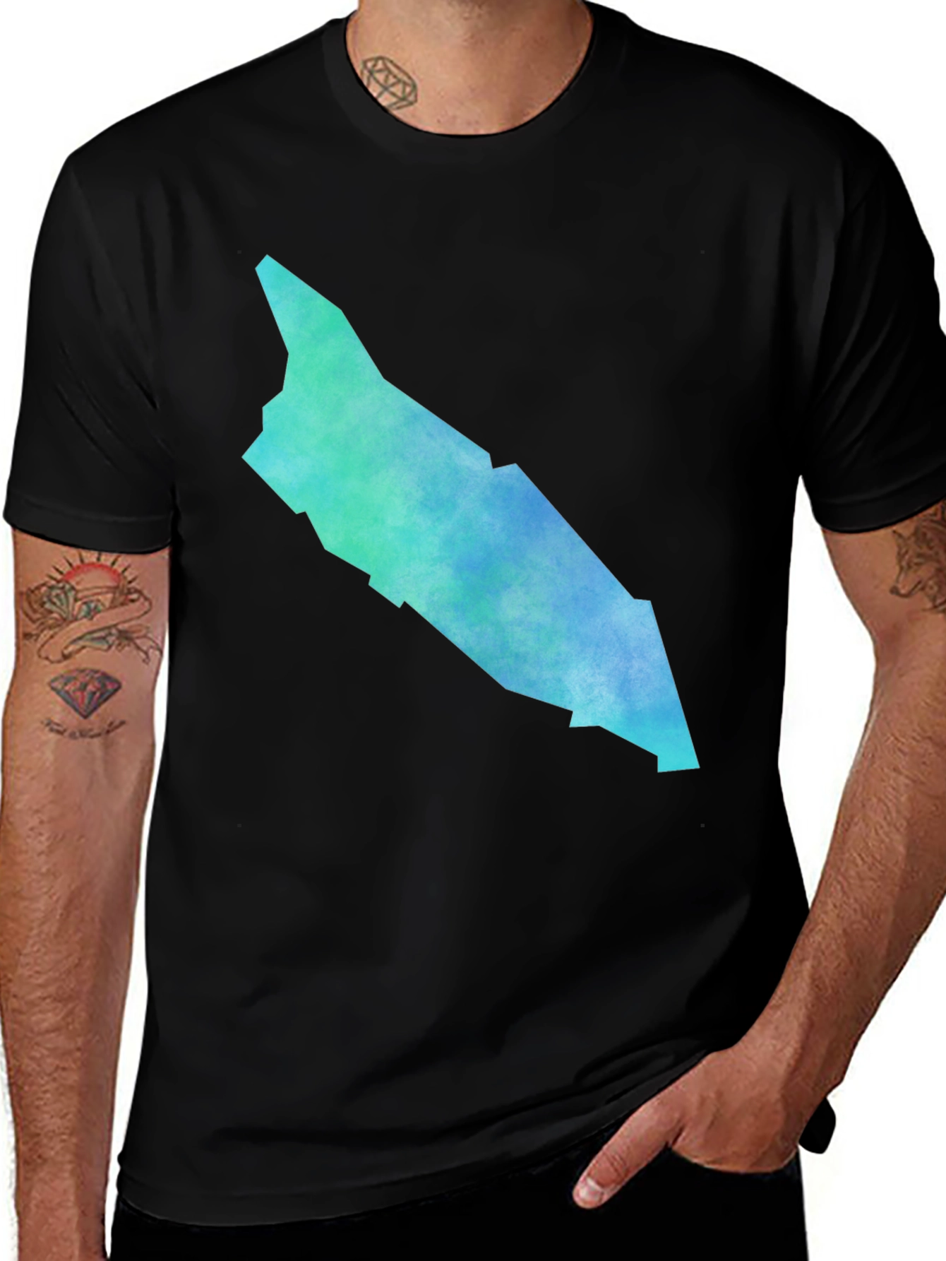 Aruba Island Watercolor T-Shirt - Caribbean Pride