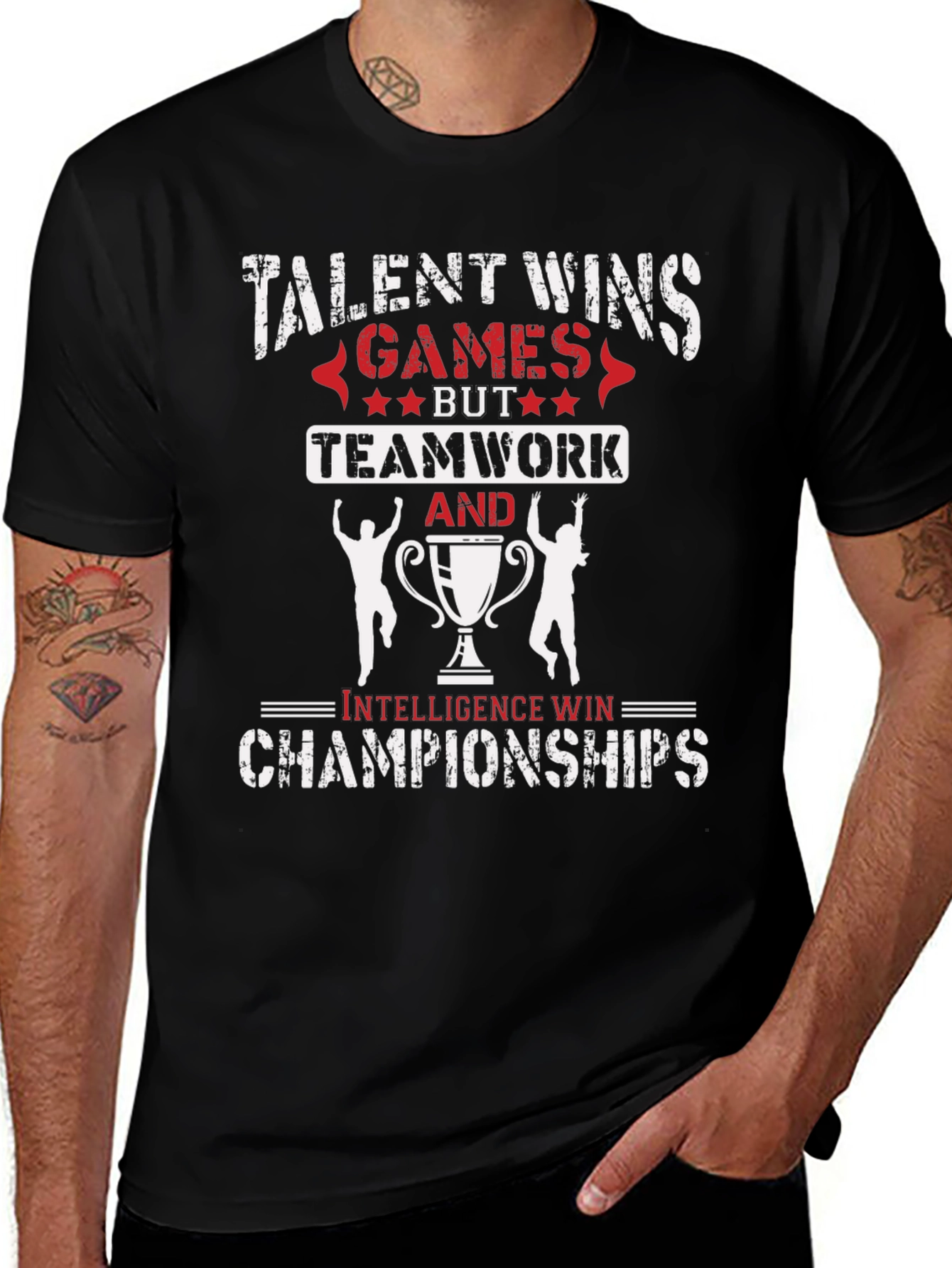 Variant 20 of Talent Wins Games Teamwork Championships T-Shirt