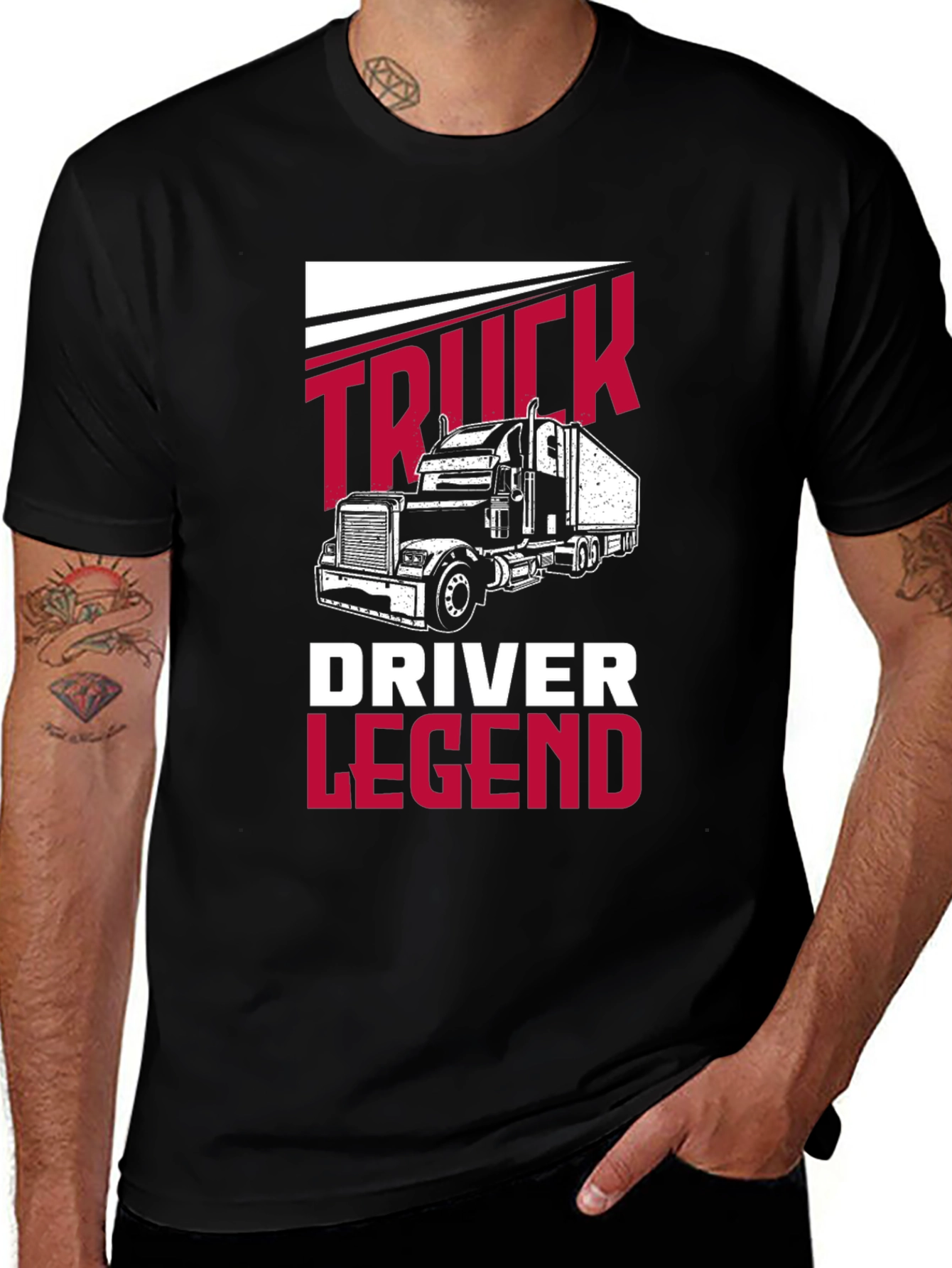 Variant 27 of Truck Driver Legend Graphic T-Shirt